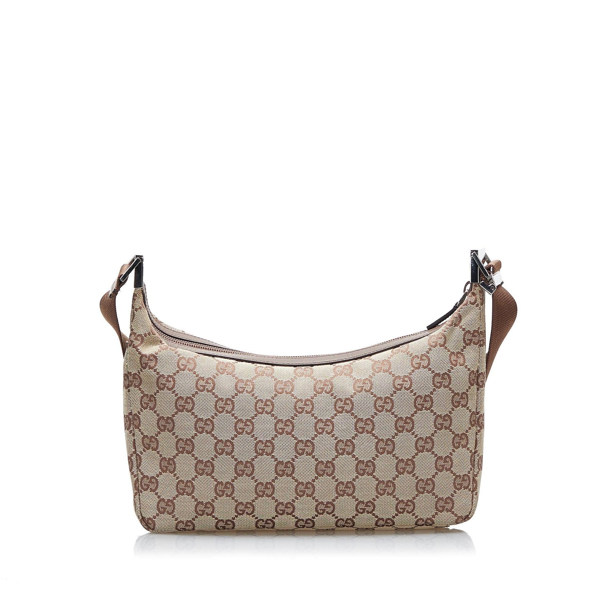 Gucci GG SHG-ewEN2M Canvas Brown Crossbody Bag