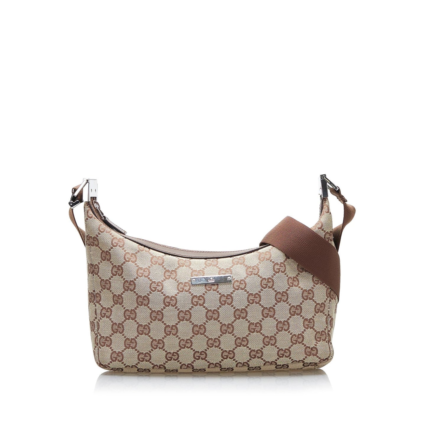 Gucci GG SHG-ewEN2M Canvas Brown Crossbody Bag