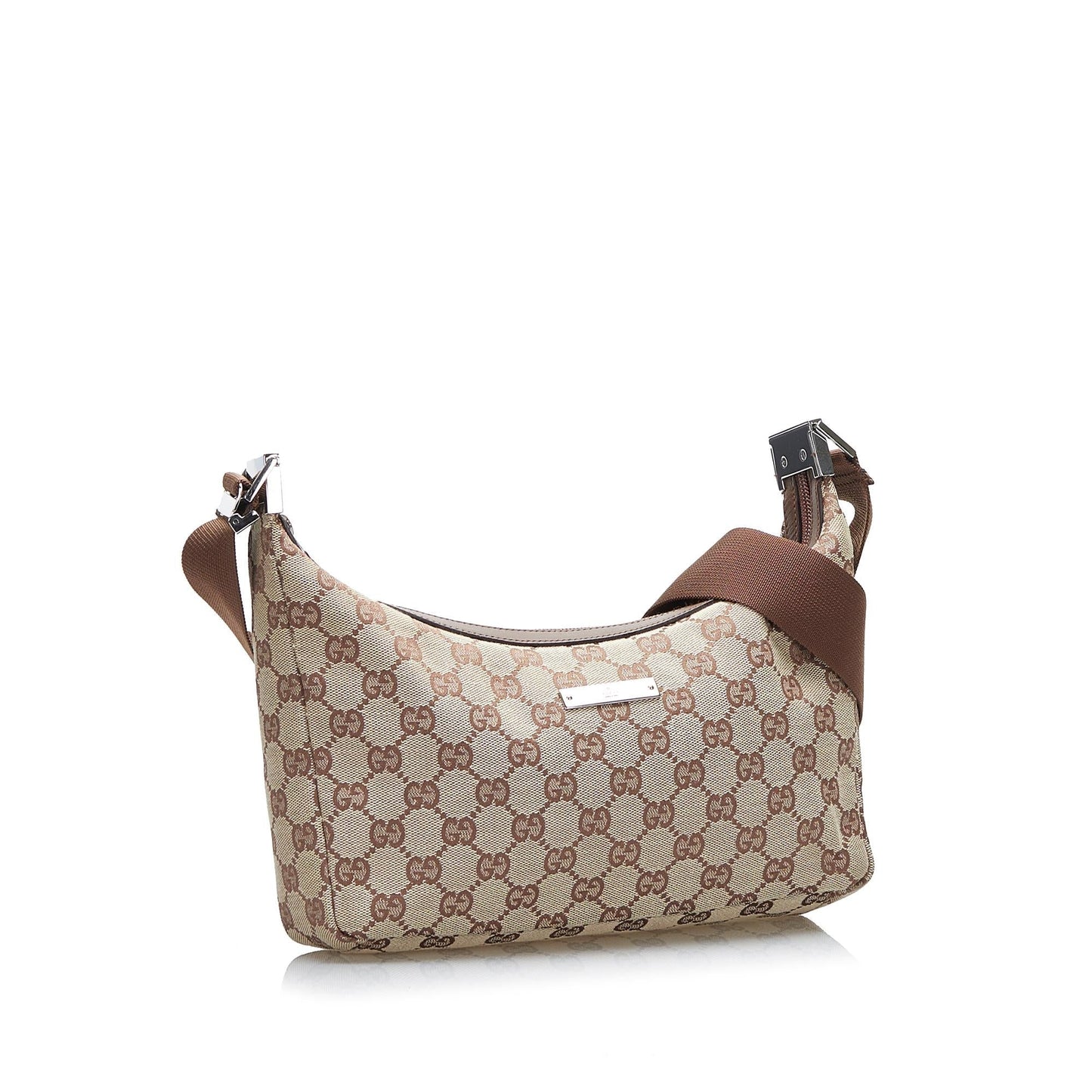 Gucci GG SHG-ewEN2M Canvas Brown Crossbody Bag