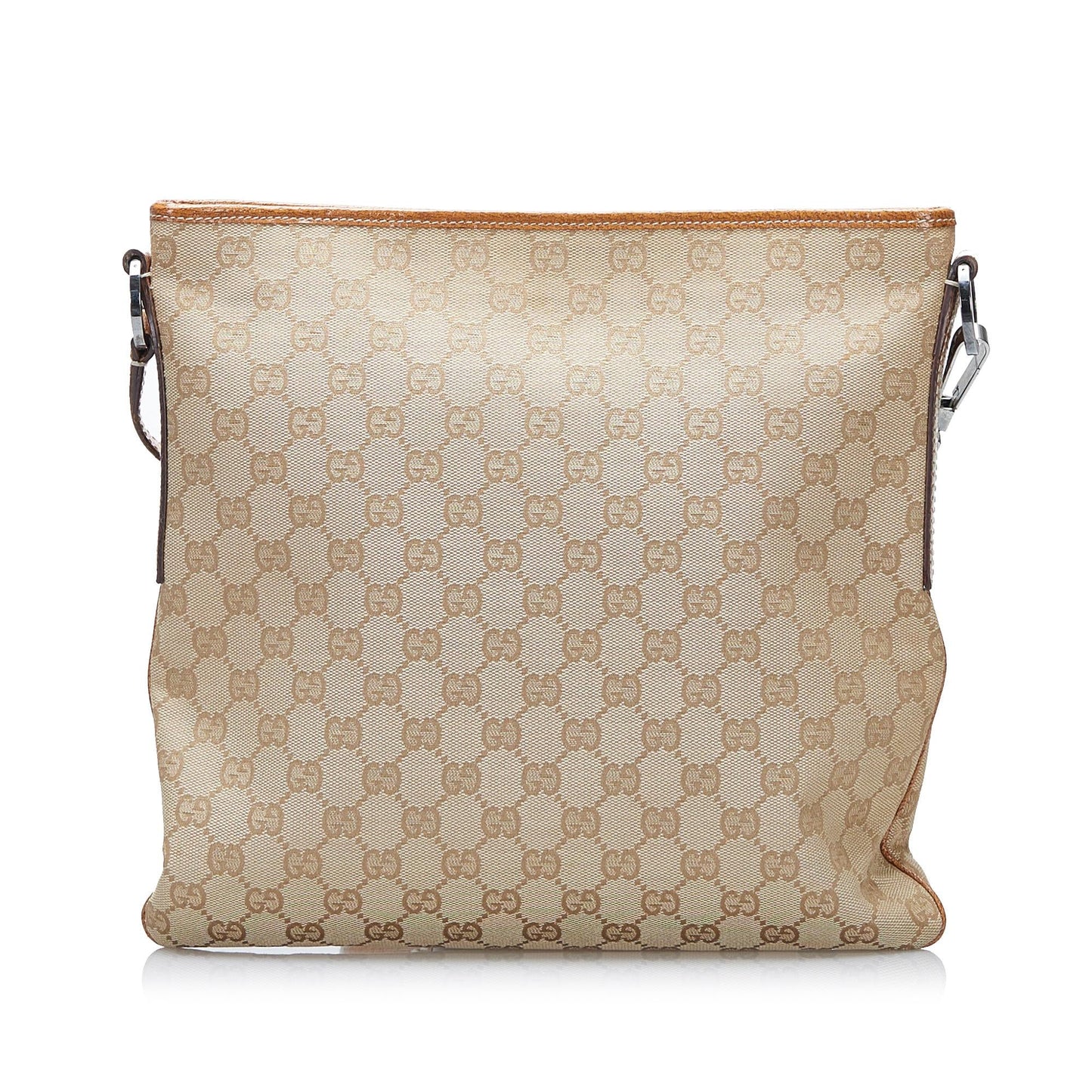 Gucci GG SHG-tZDWnx Canvas Calf Brown Crossbody Bag