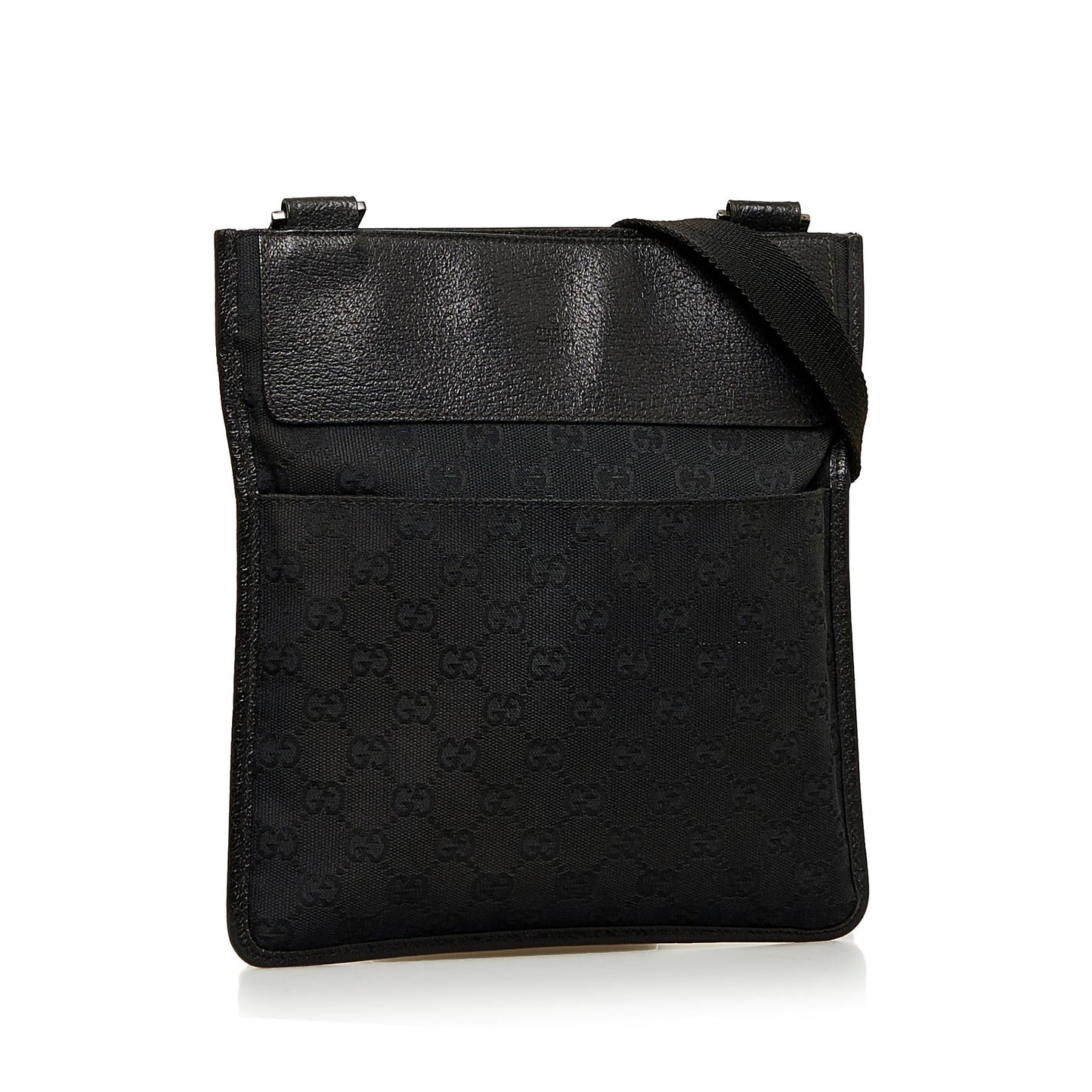 Gucci GG SHG-SXLWSf Canvas Calf Black Crossbody Bag
