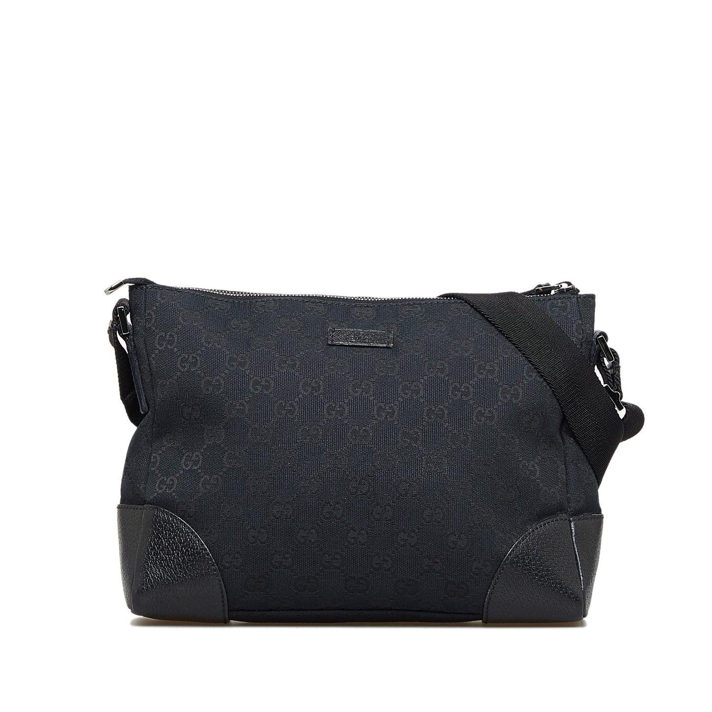 Gucci GG SHG-dCodfZ Canvas Calf Black Crossbody Bag