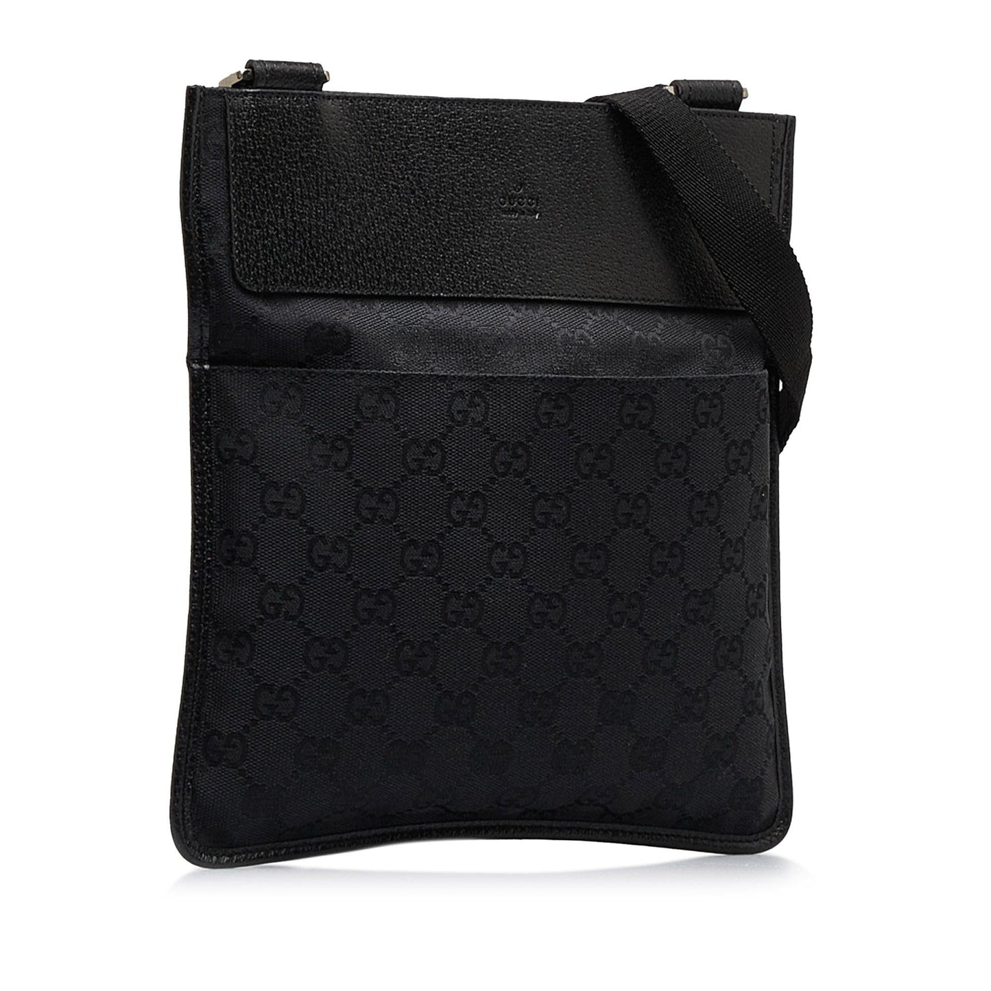 Gucci GG SHG-ZhFELR Canvas Calf Black Crossbody Bag