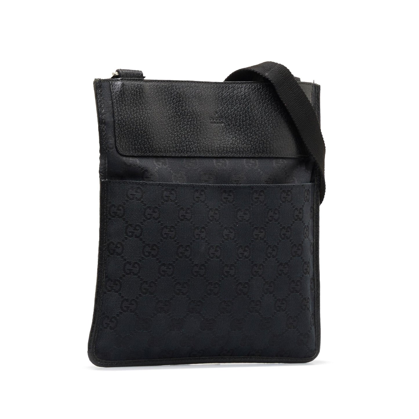 Gucci GG SHG-85hzKO Canvas Black Crossbody Bag