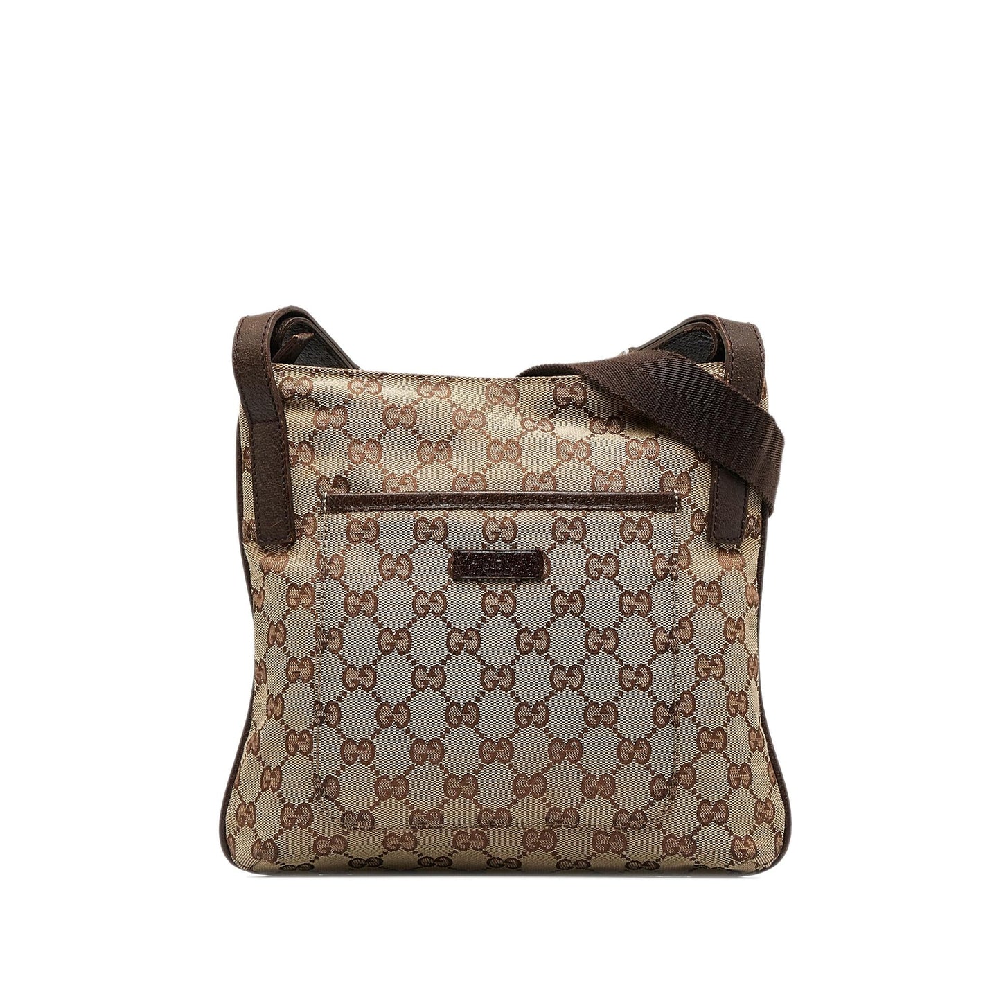 Gucci GG SHG-vAt0Lo Canvas Brown Crossbody Bag