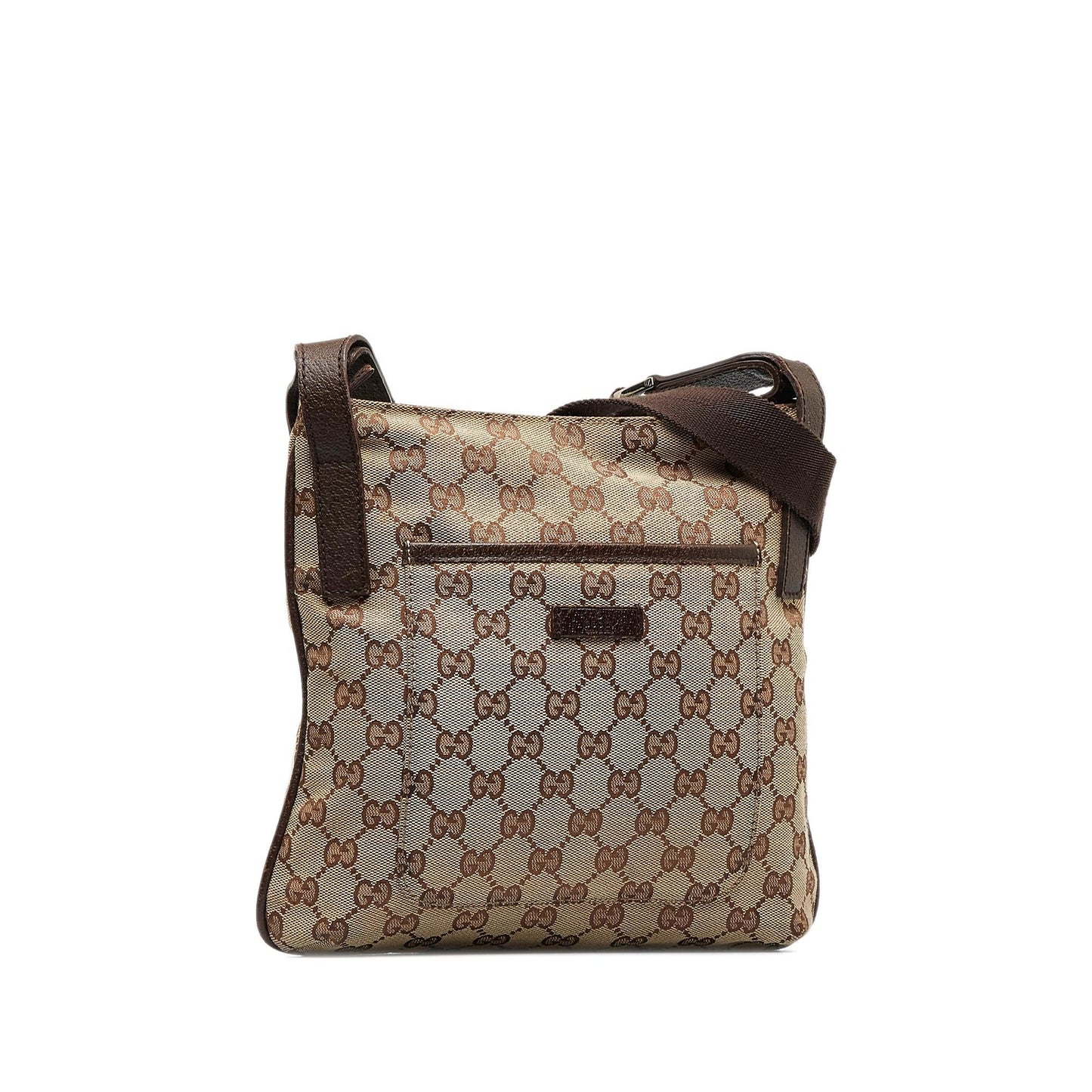 Gucci GG SHG-vAt0Lo Canvas Brown Crossbody Bag
