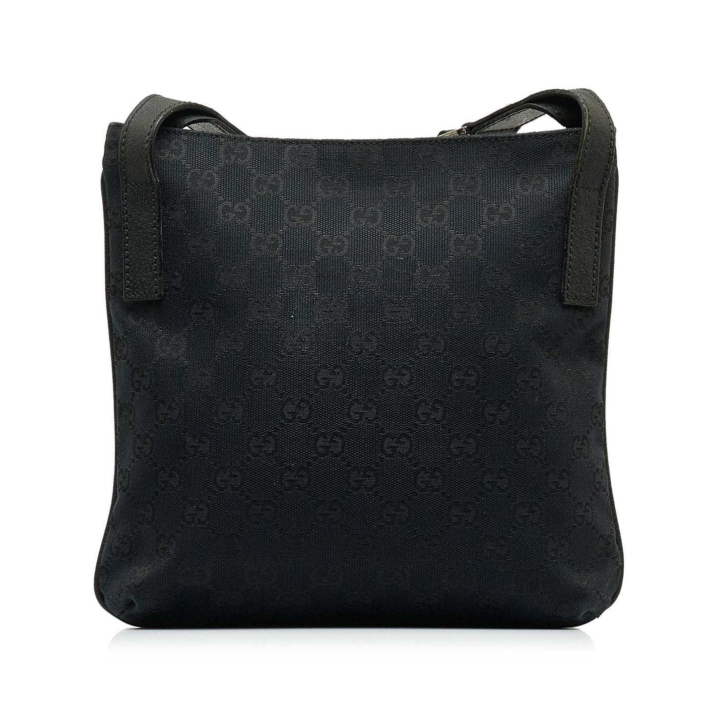 Gucci GG SHG-2XVn99 Canvas Calf Black Crossbody Bag