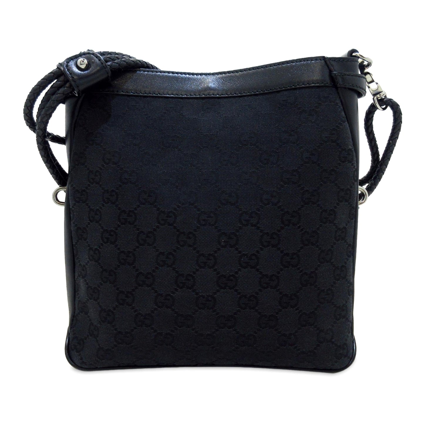 Gucci GG SHG-mkECIq Canvas Black Crossbody Bag