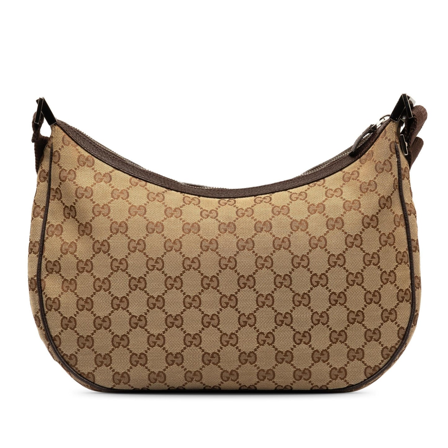 Gucci GG SHG-4ucEVr Canvas Calf Brown Crossbody Bag