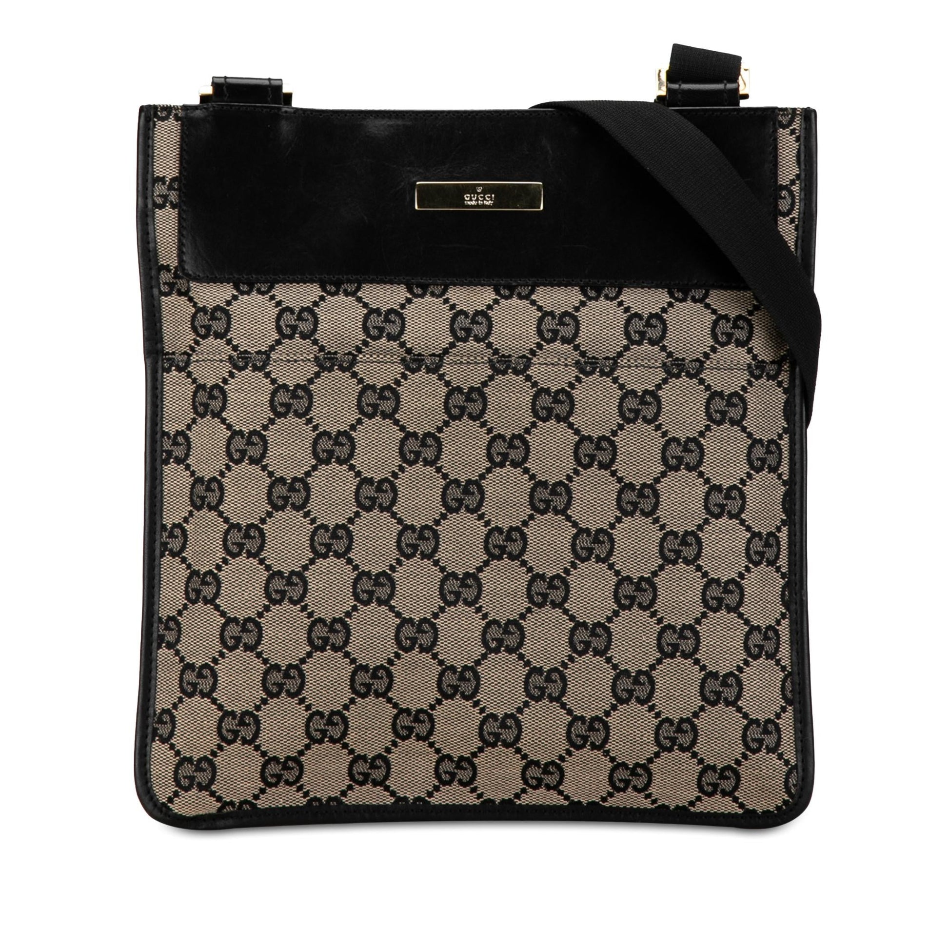 Gucci GG SHG-CwVWP2 Canvas Brown Crossbody Bag