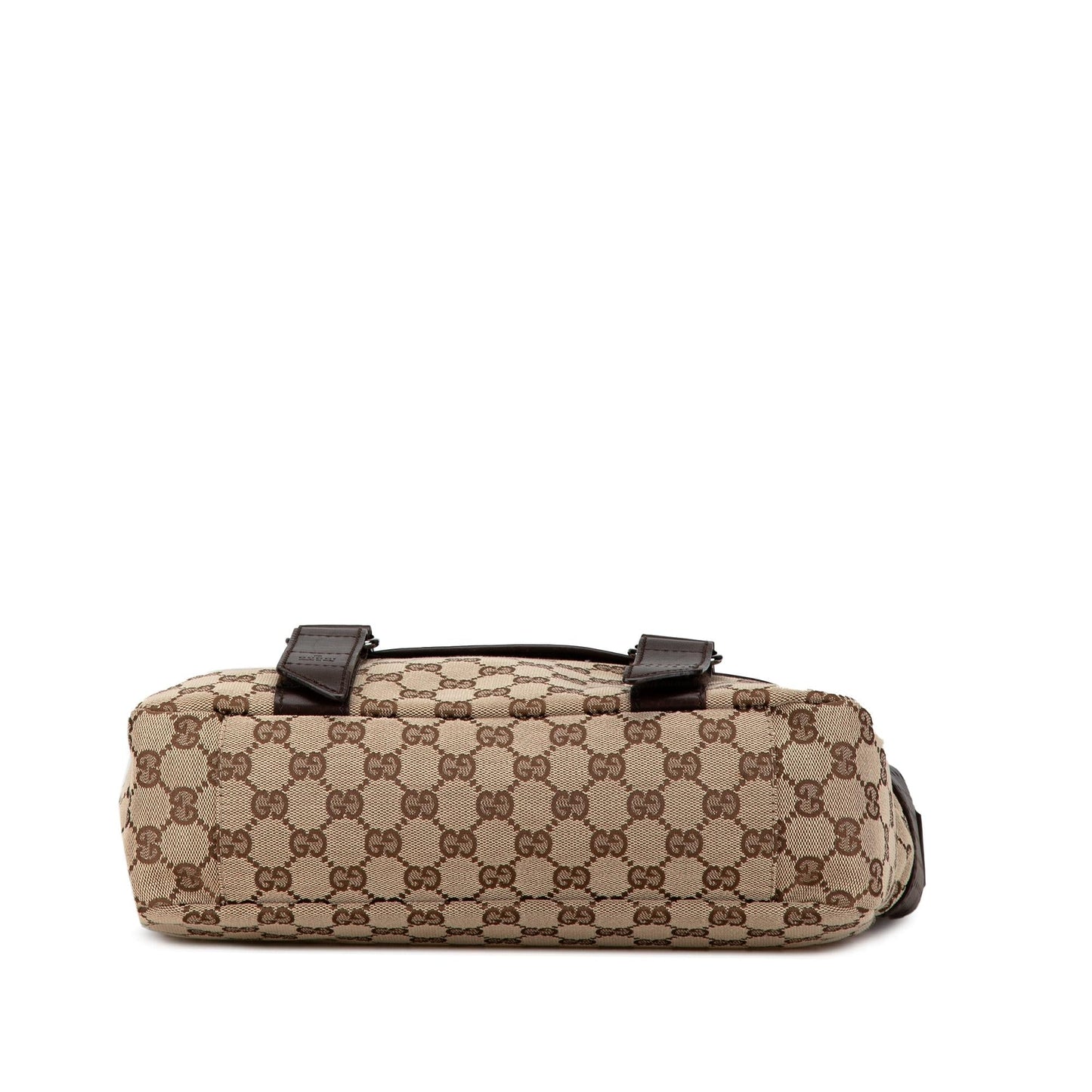Gucci GG SHG-KrcAr7 Canvas Calf Brown Crossbody Bag