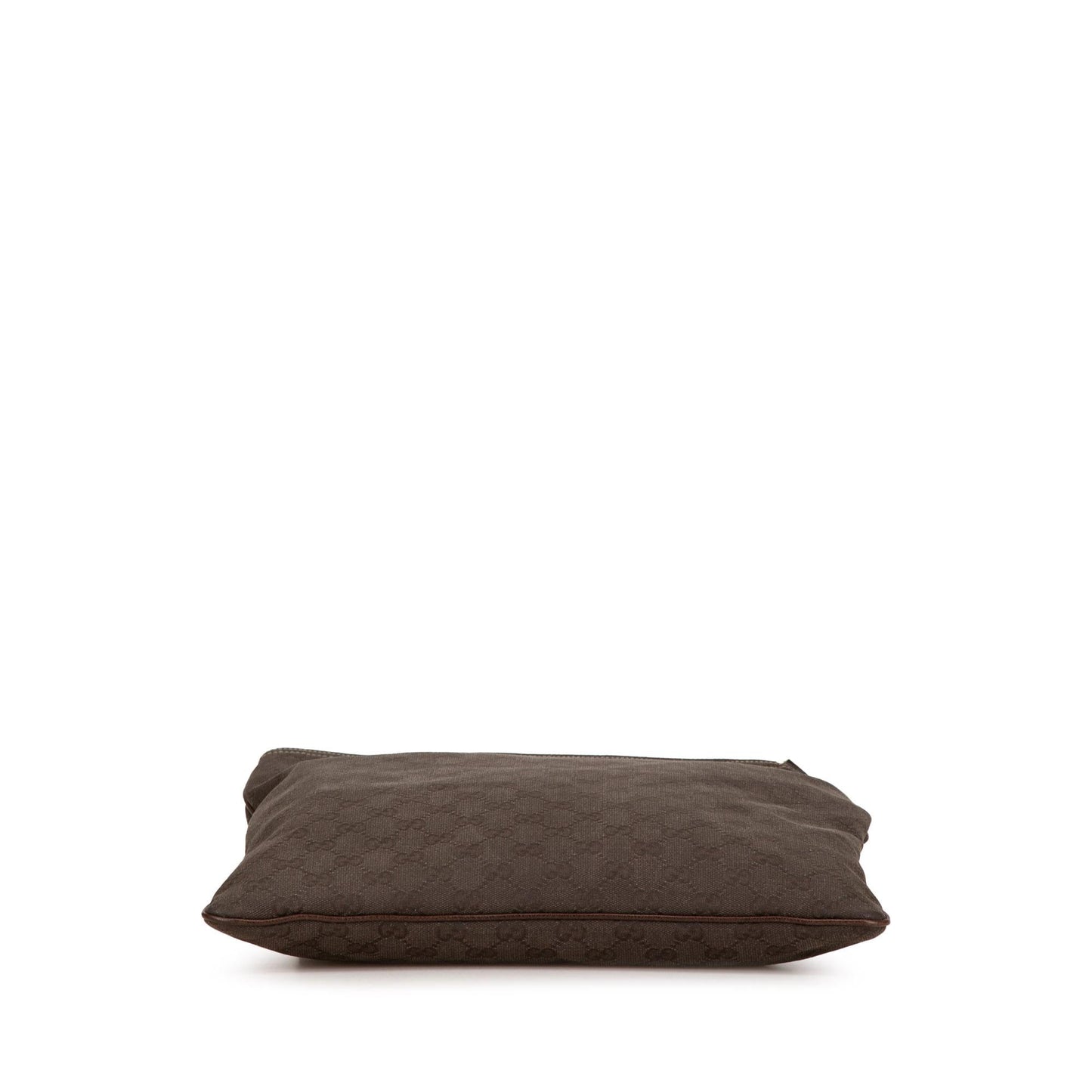 Gucci GG SHG-2o6e7J Canvas Calf Brown Crossbody Bag