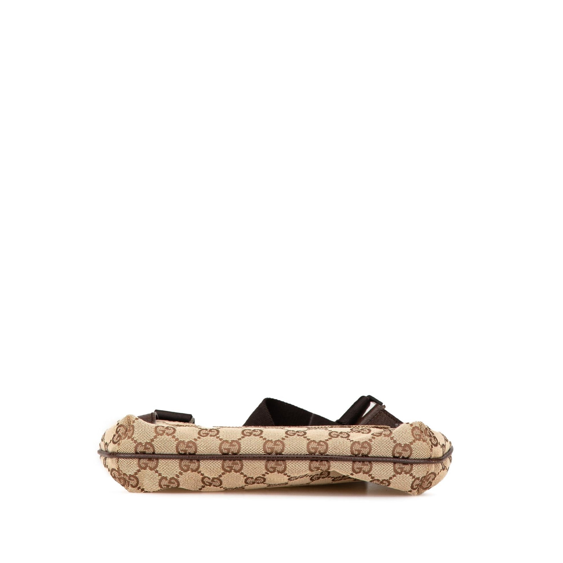 Gucci GG Canvas Brown Crossbody Bag Crossbody 2