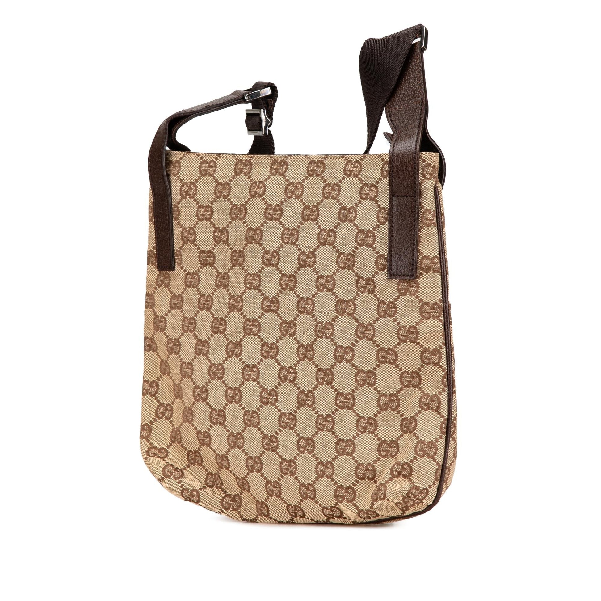Gucci GG Canvas Brown Crossbody Bag Crossbody 2