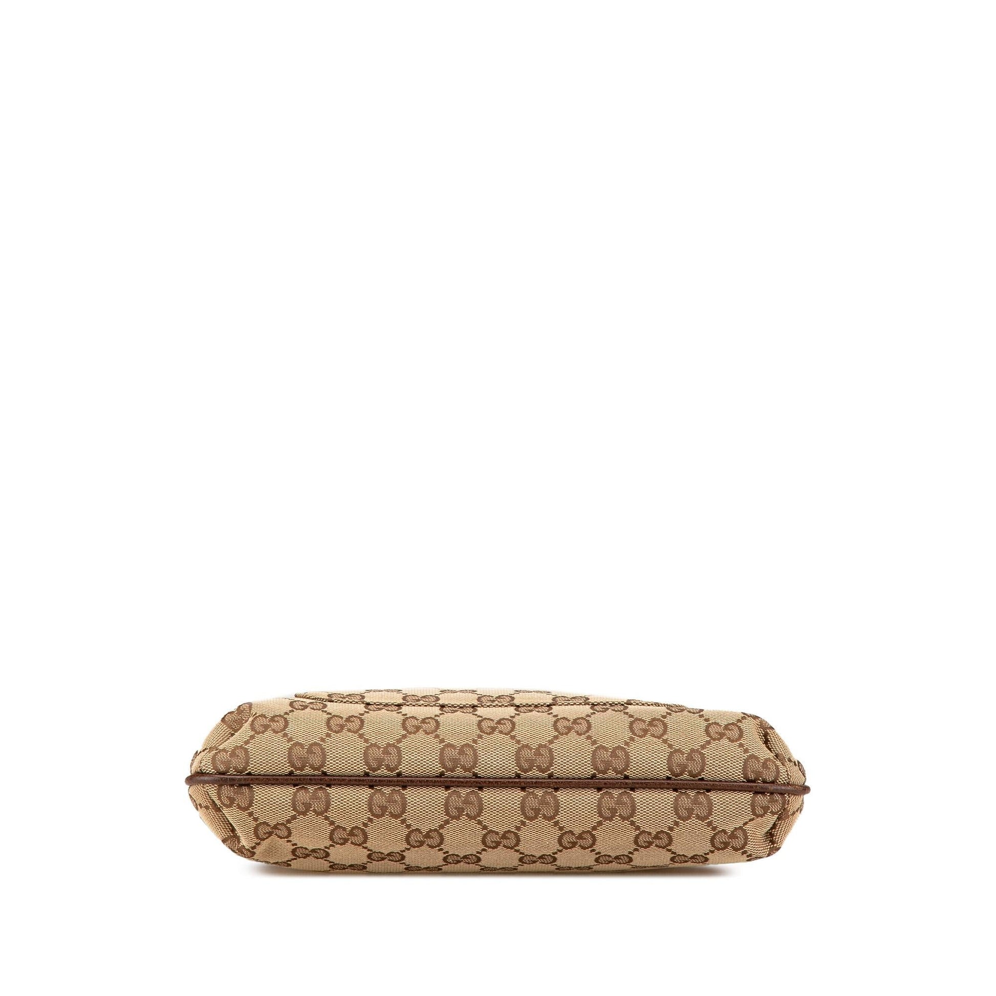 Gucci GG Canvas Calf Brown Crossbody Bag Crossbody 7