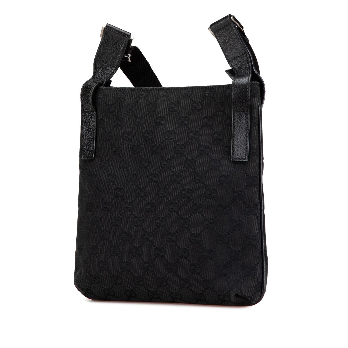 Gucci GG Canvas Calf Black Crossbody Bag Crossbody 10