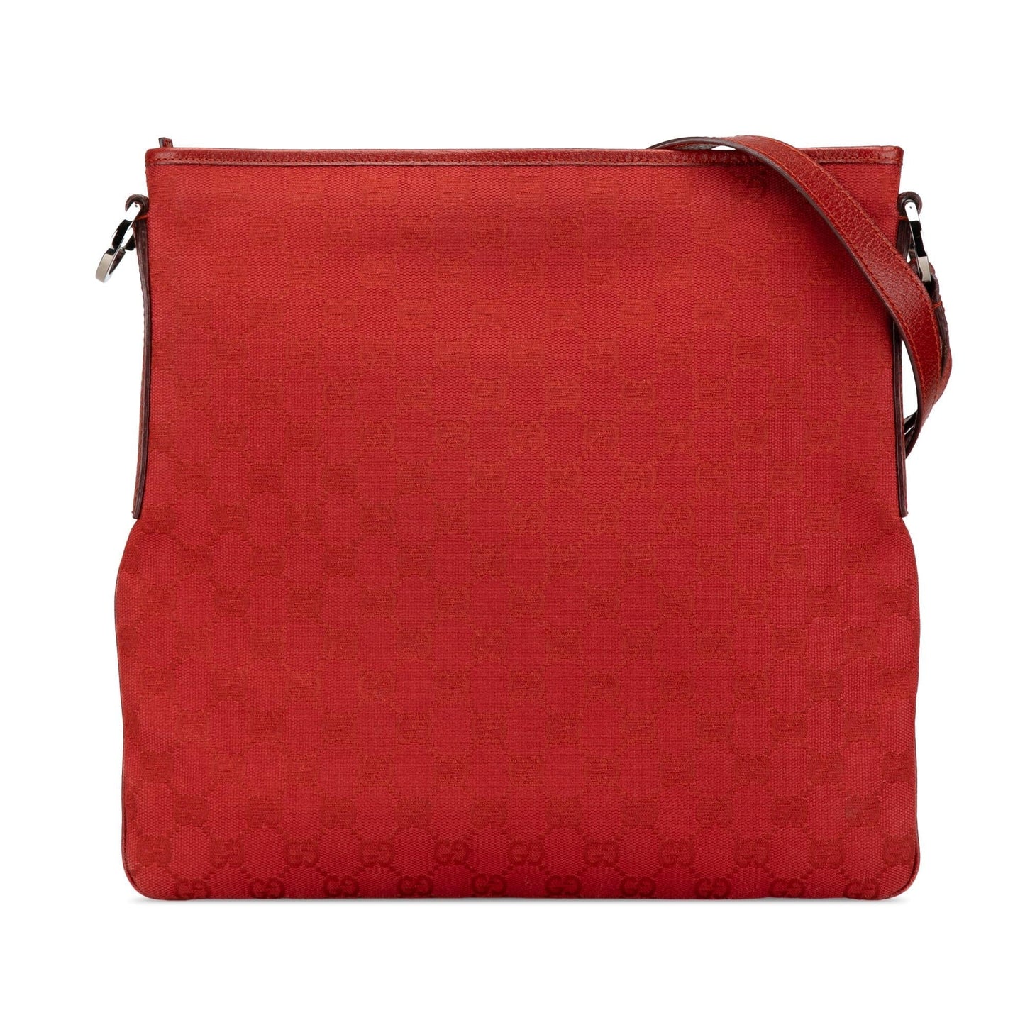 Gucci GG Canvas Calf Red Crossbody Bag Crossbody 14