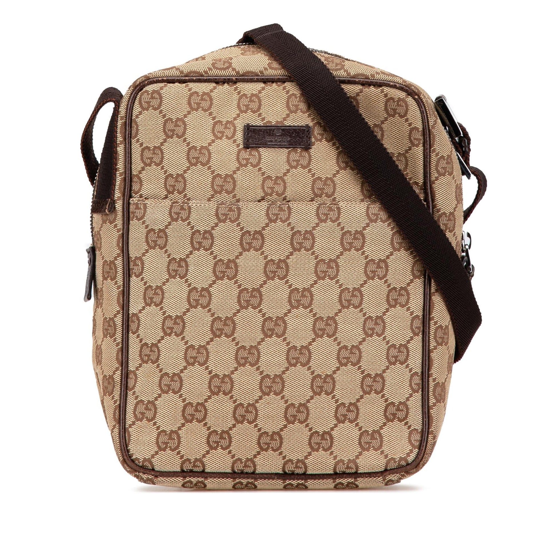 Gucci GG Canvas Brown Crossbody Bag Crossbody 15