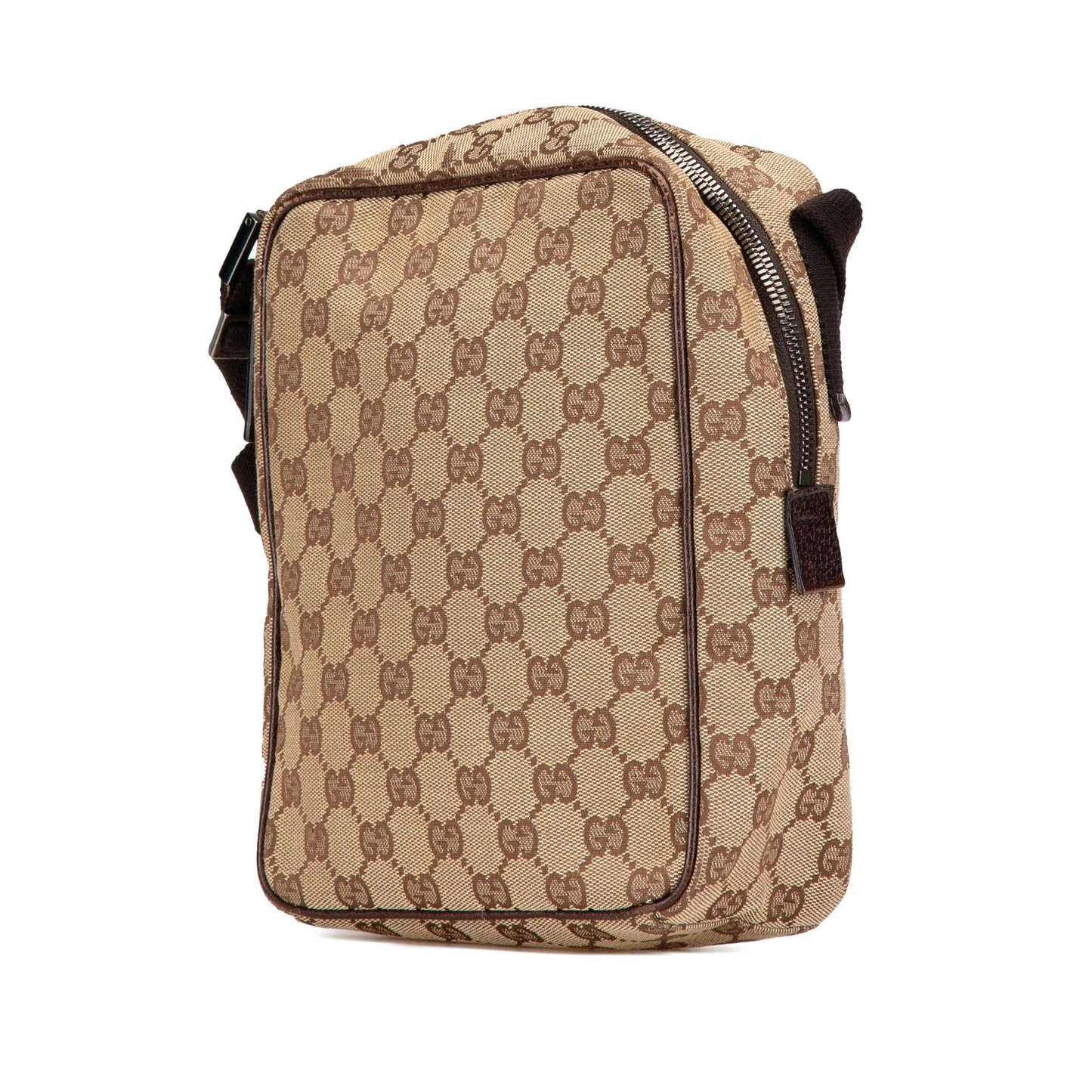 Gucci GG Canvas Brown Crossbody Bag Crossbody 15