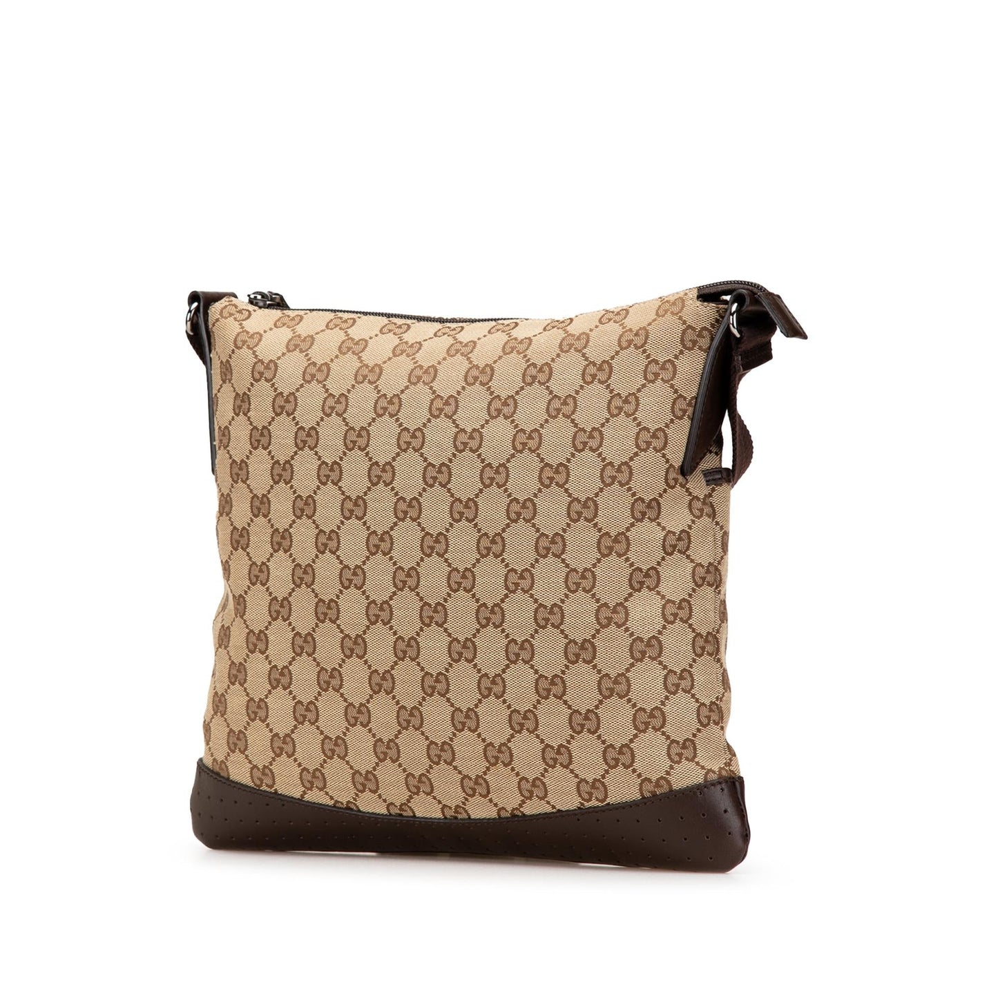 Gucci GG Canvas Calf Brown Crossbody Bag Crossbody 21