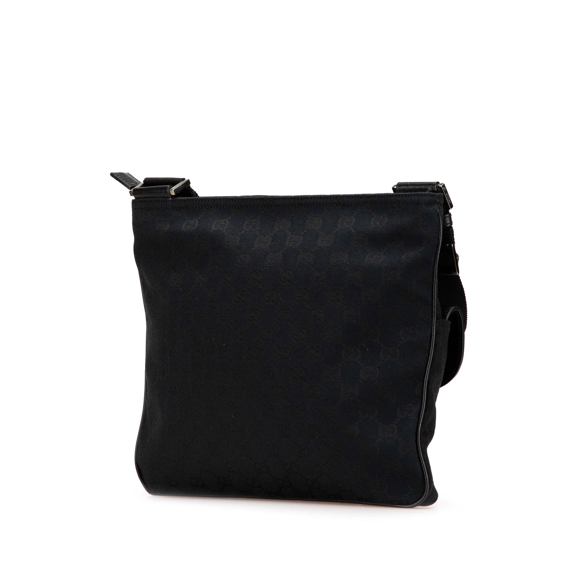 Gucci GG Canvas Calf Black Crossbody Bag Crossbody 23