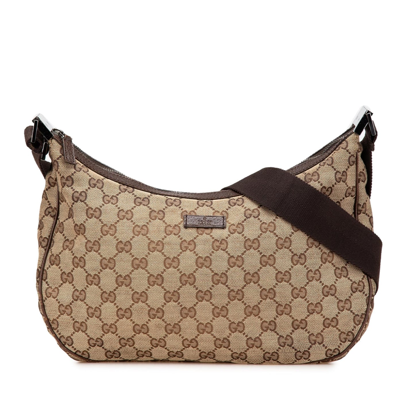 Gucci GG Canvas Calf Brown Crossbody Bag Crossbody 28
