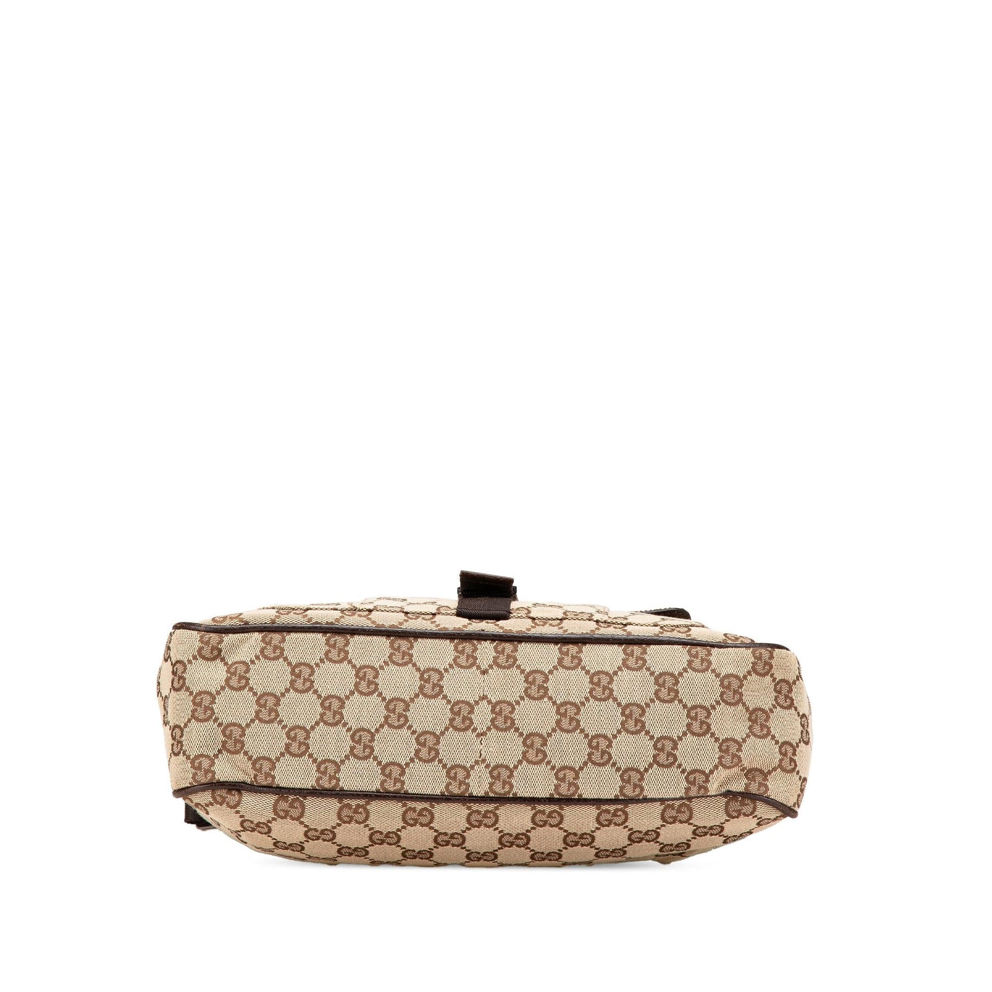 Gucci GG Canvas Calf Brown Crossbody Bag Crossbody 29