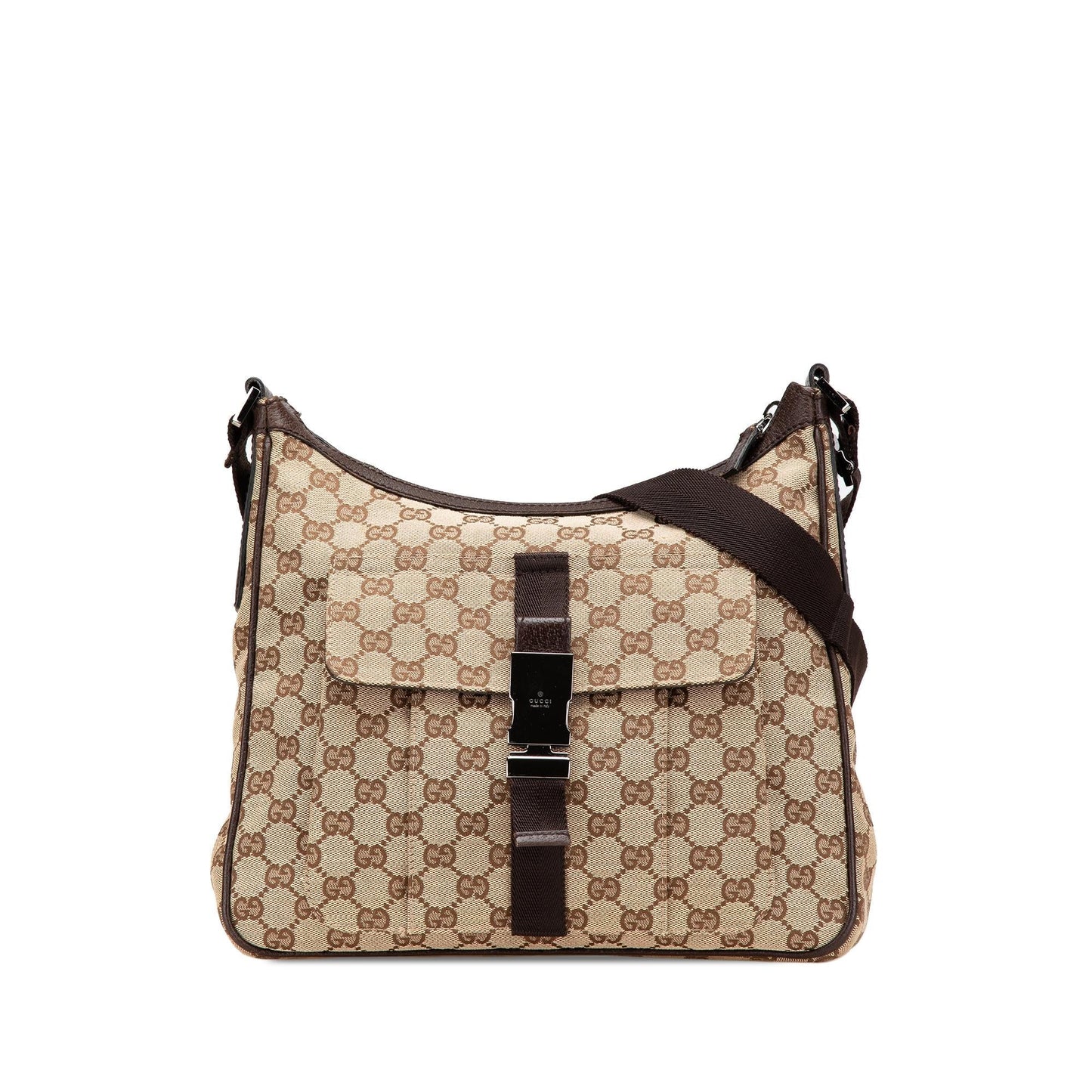 Gucci GG Canvas Calf Brown Crossbody Bag Crossbody 29