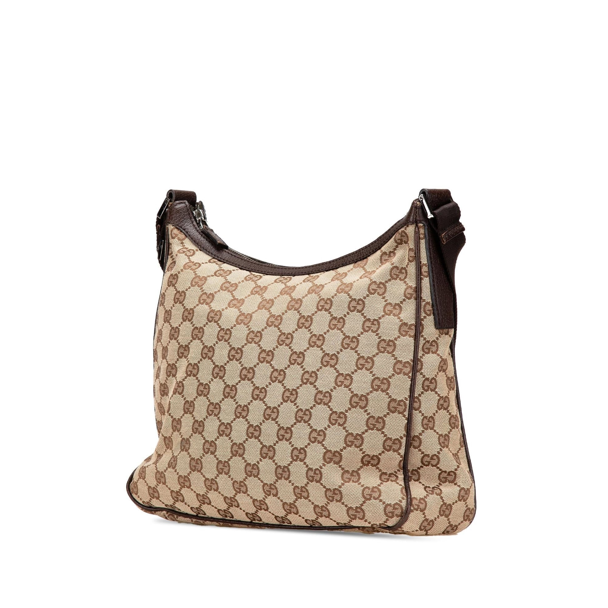 Gucci GG Canvas Calf Brown Crossbody Bag Crossbody 29