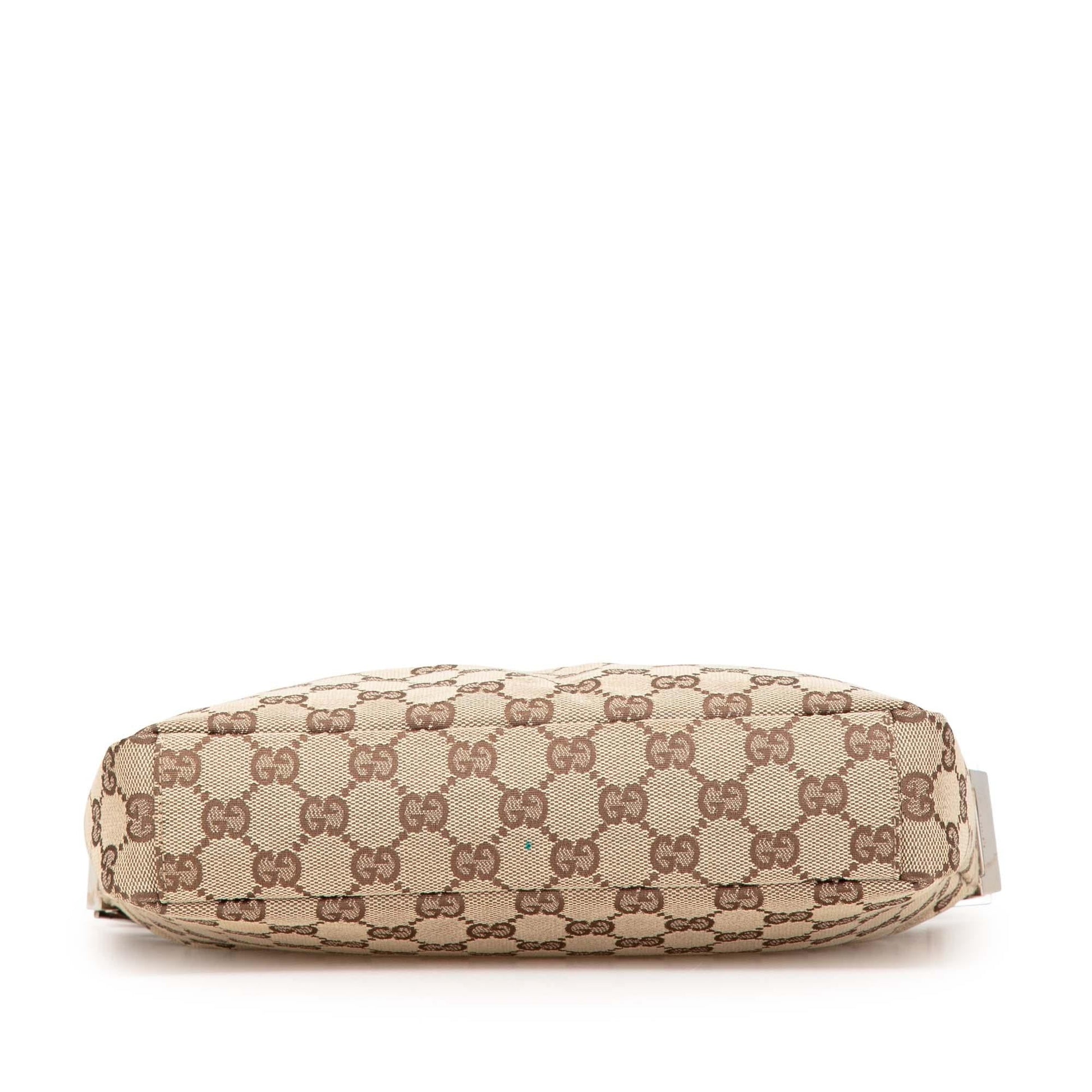 Gucci GG Canvas Calf Brown Crossbody Bag Crossbody 37