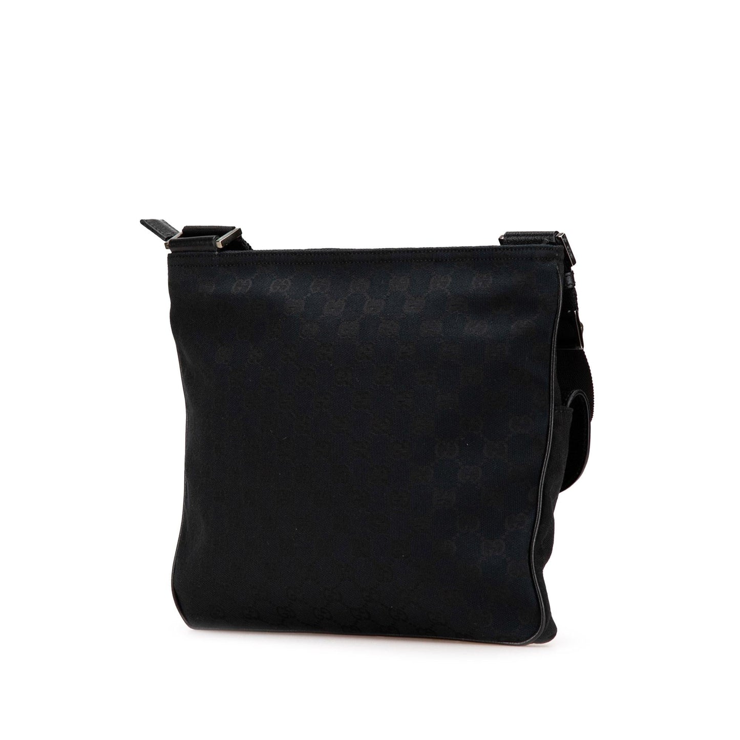 Gucci GG Canvas Calf Black Crossbody Bag Crossbody 42