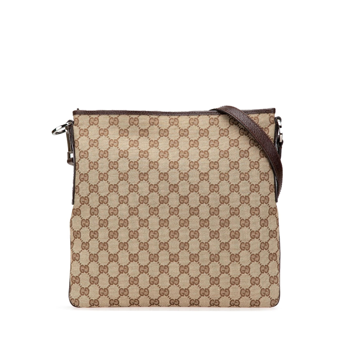 Gucci GG Canvas Calf Brown Crossbody Bag Crossbody 43