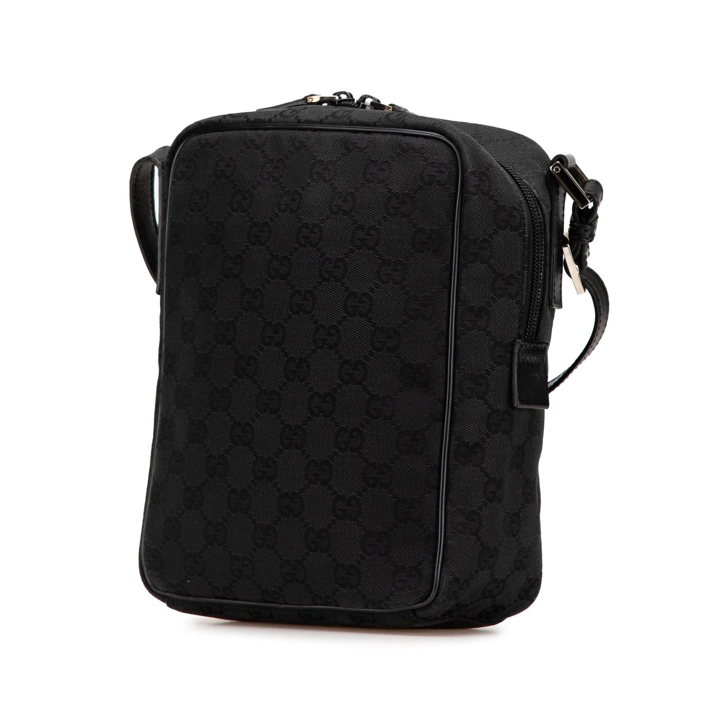 Gucci GG Canvas Black Crossbody Bag