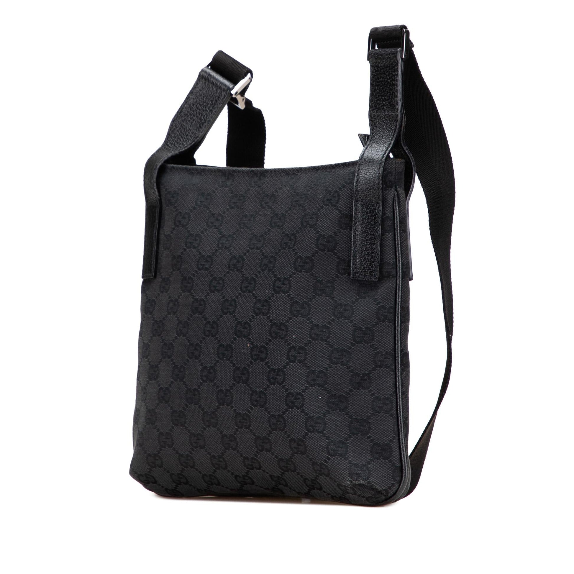 Gucci GG Canvas Black Crossbody Bag Crossbody 51