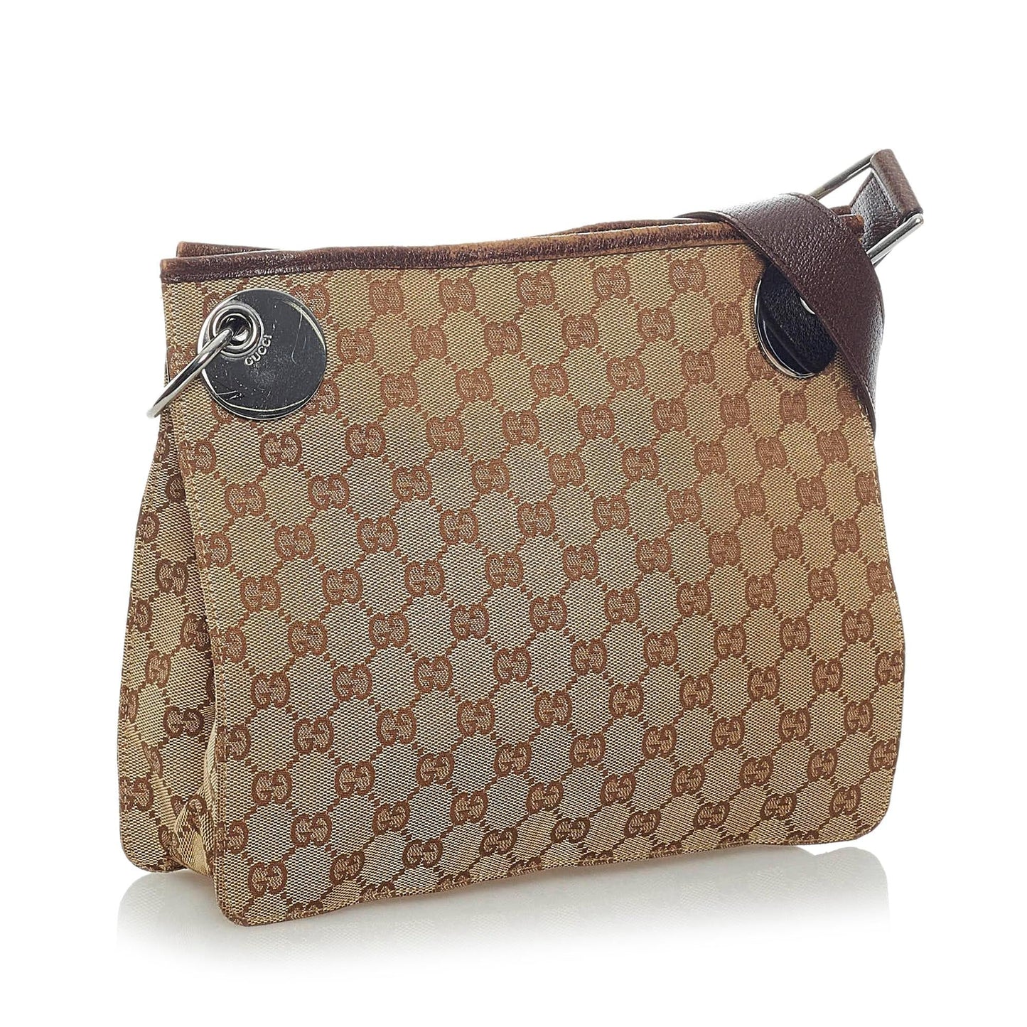 Gucci GG Eclipse SHG Canvas Brown Crossbody Bag