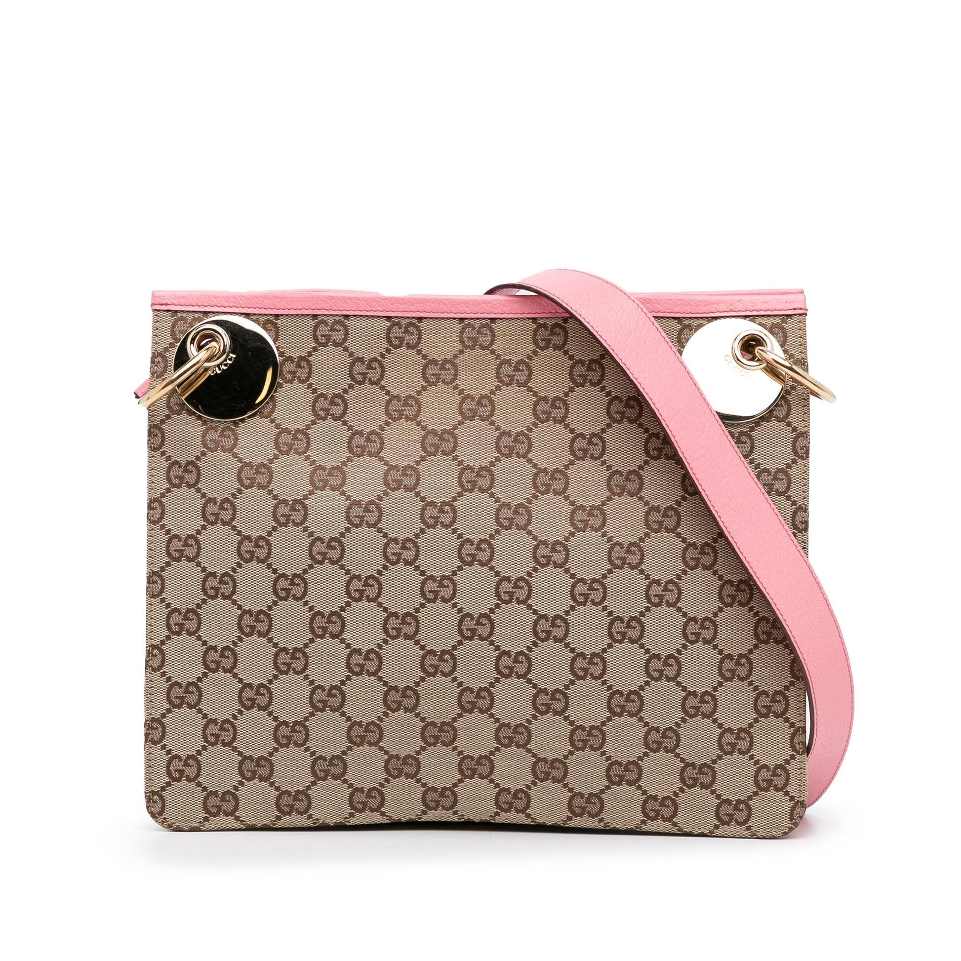Gucci GG Eclipse SHG-4xXzS6 Canvas Brown Crossbody Bag