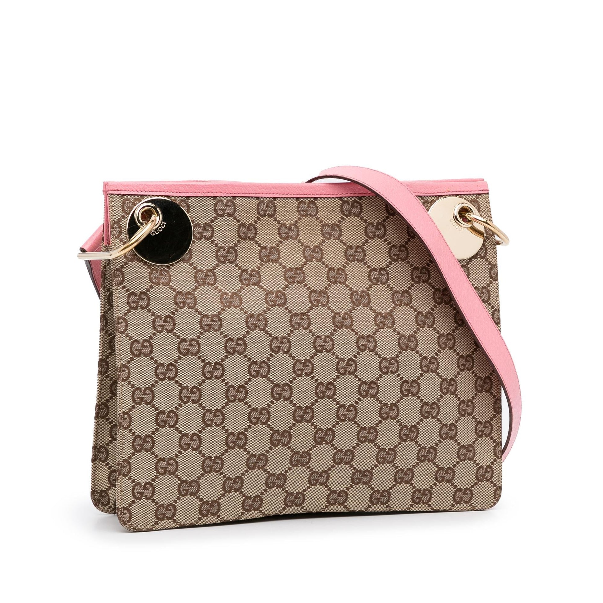 Gucci GG Eclipse SHG-4xXzS6 Canvas Brown Crossbody Bag