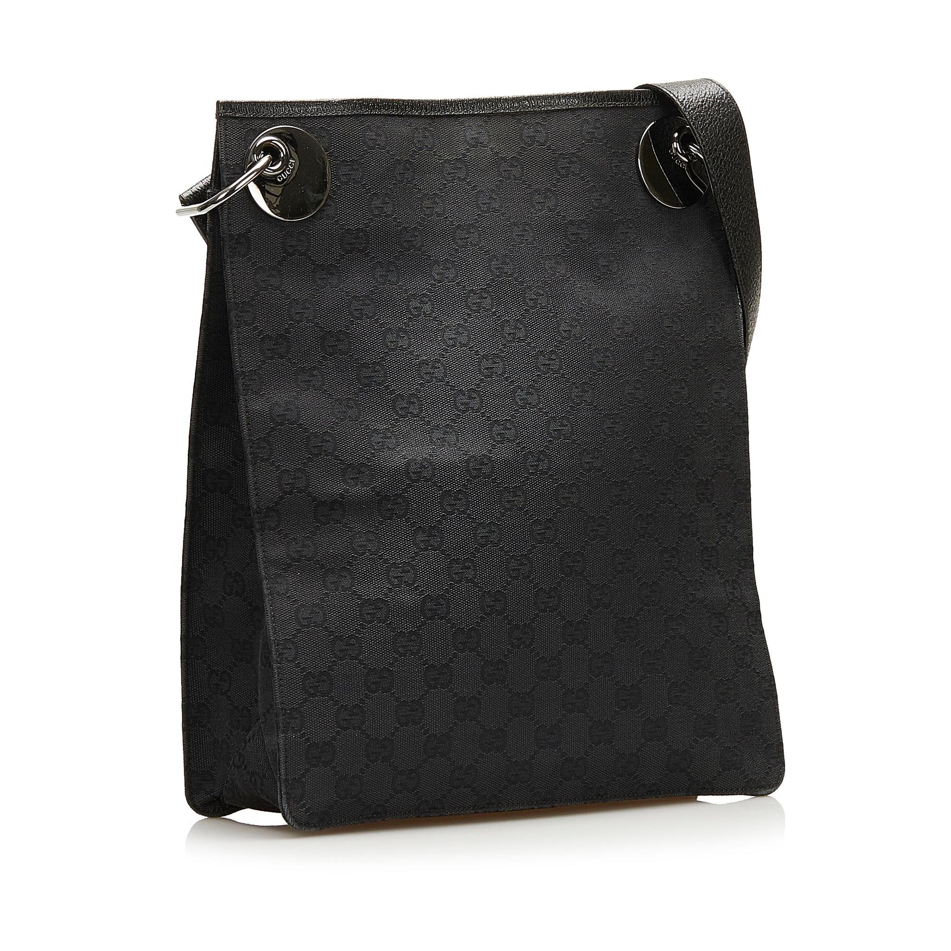 Gucci GG Eclipse SHG Canvas Black Crossbody Bag