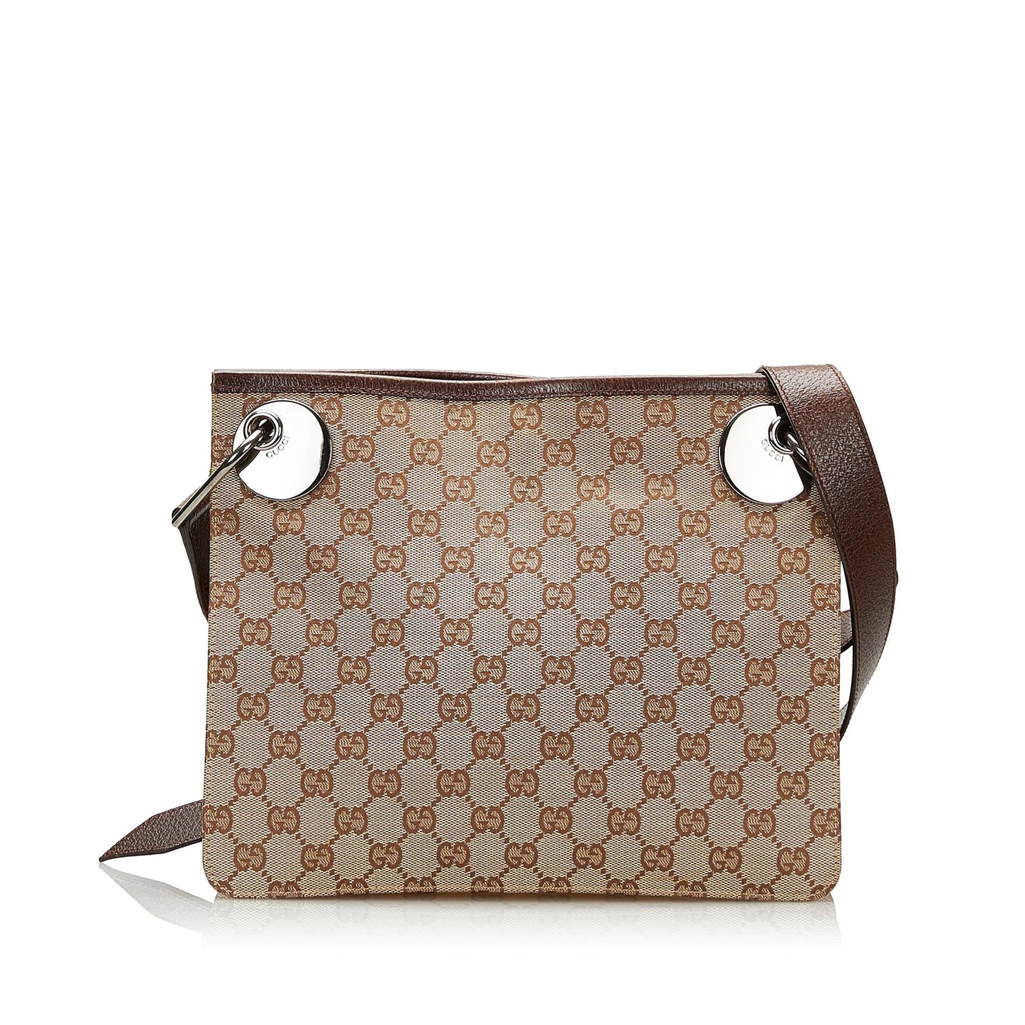 Gucci GG Eclipse SHG Canvas Brown Crossbody Bag Crossbody Shg