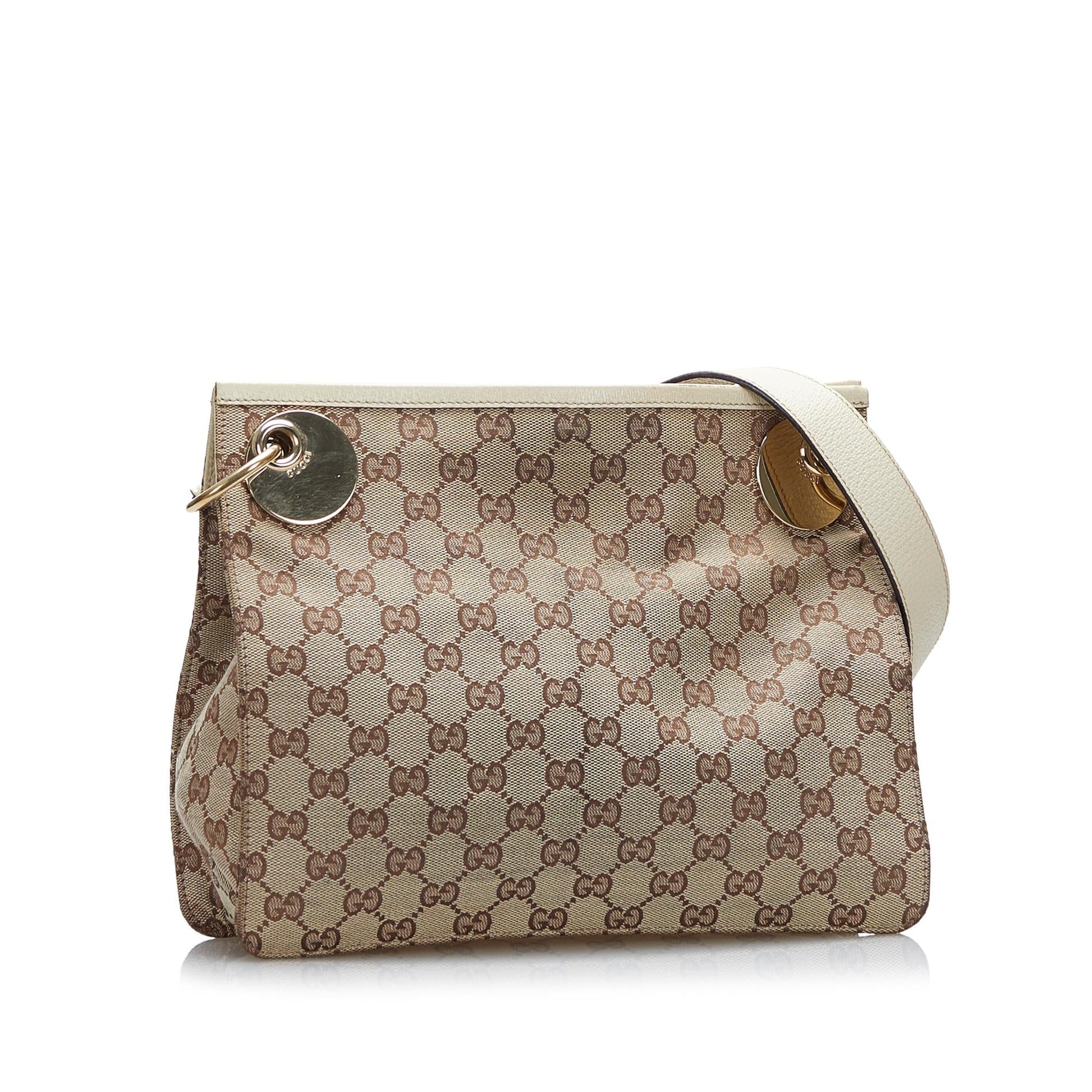 Gucci GG Eclipse SHG-w1Zjmu Canvas Brown Crossbody Bag