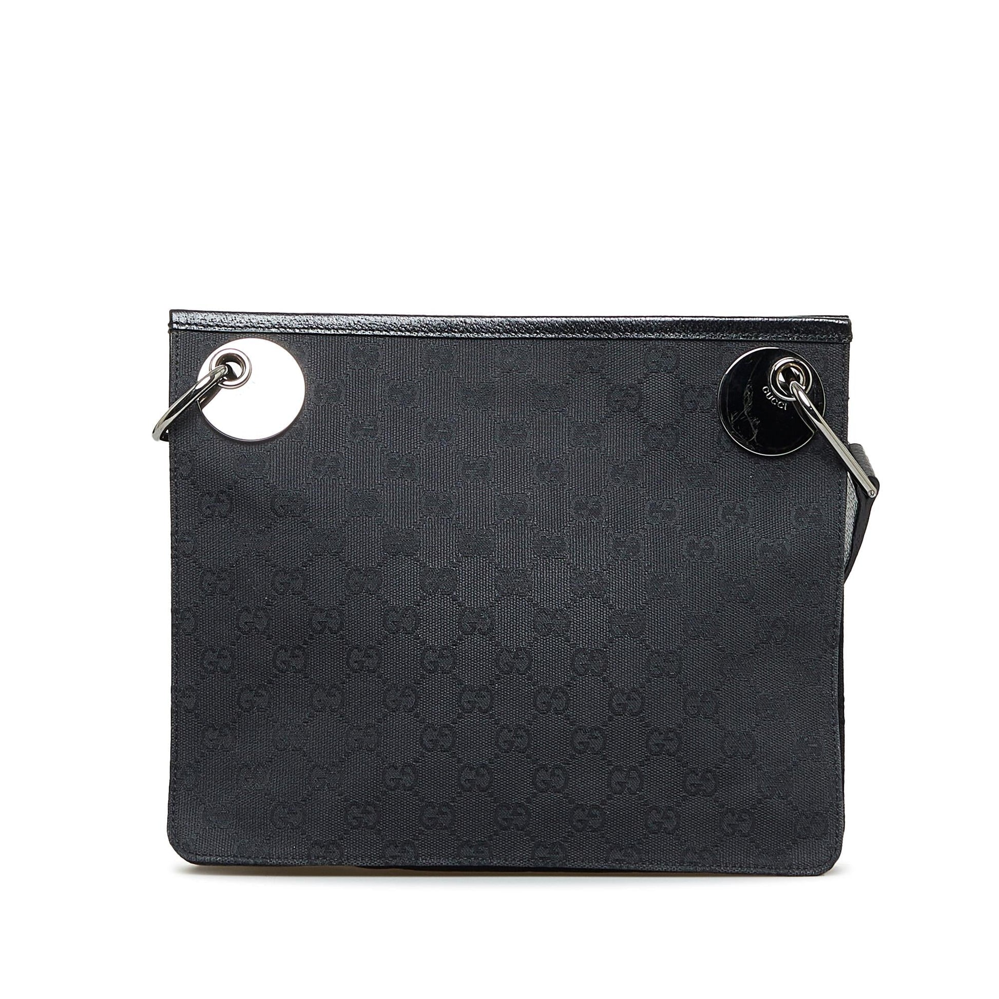 Gucci GG Eclipse SHG-uRTUd3 Canvas Black Crossbody Bag