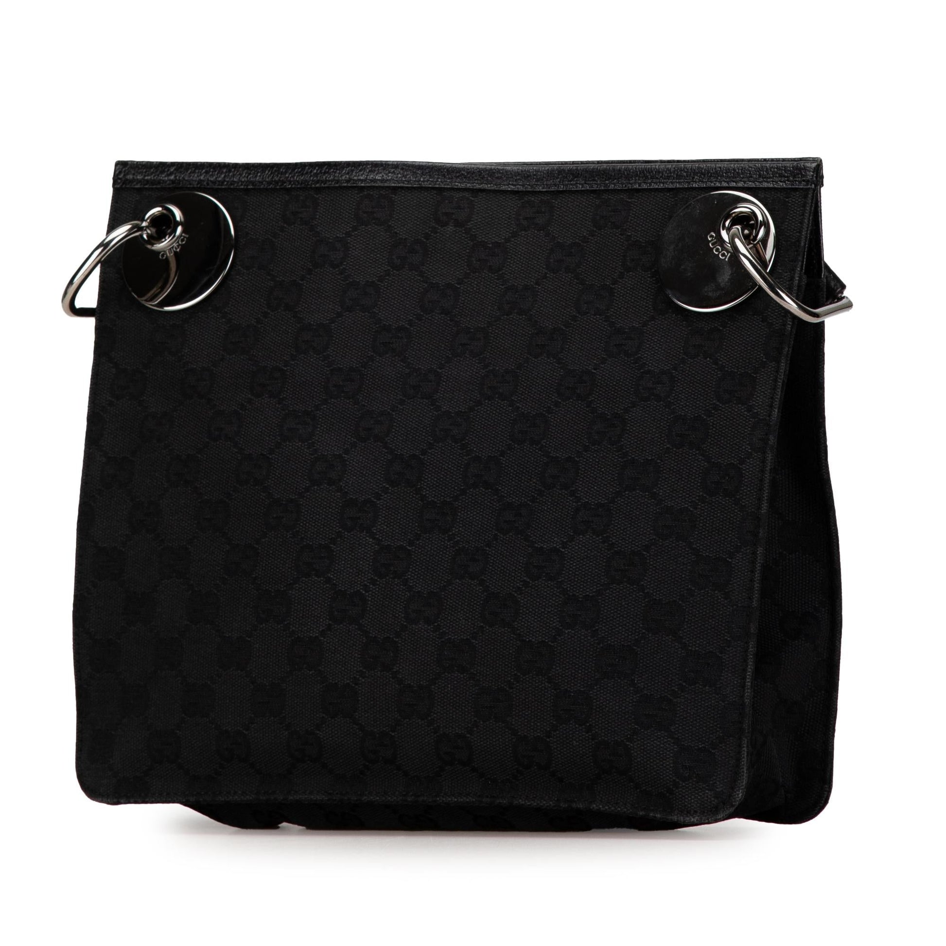 Gucci GG Eclipse SHG-RCjb2b Canvas Calf Black Crossbody Bag