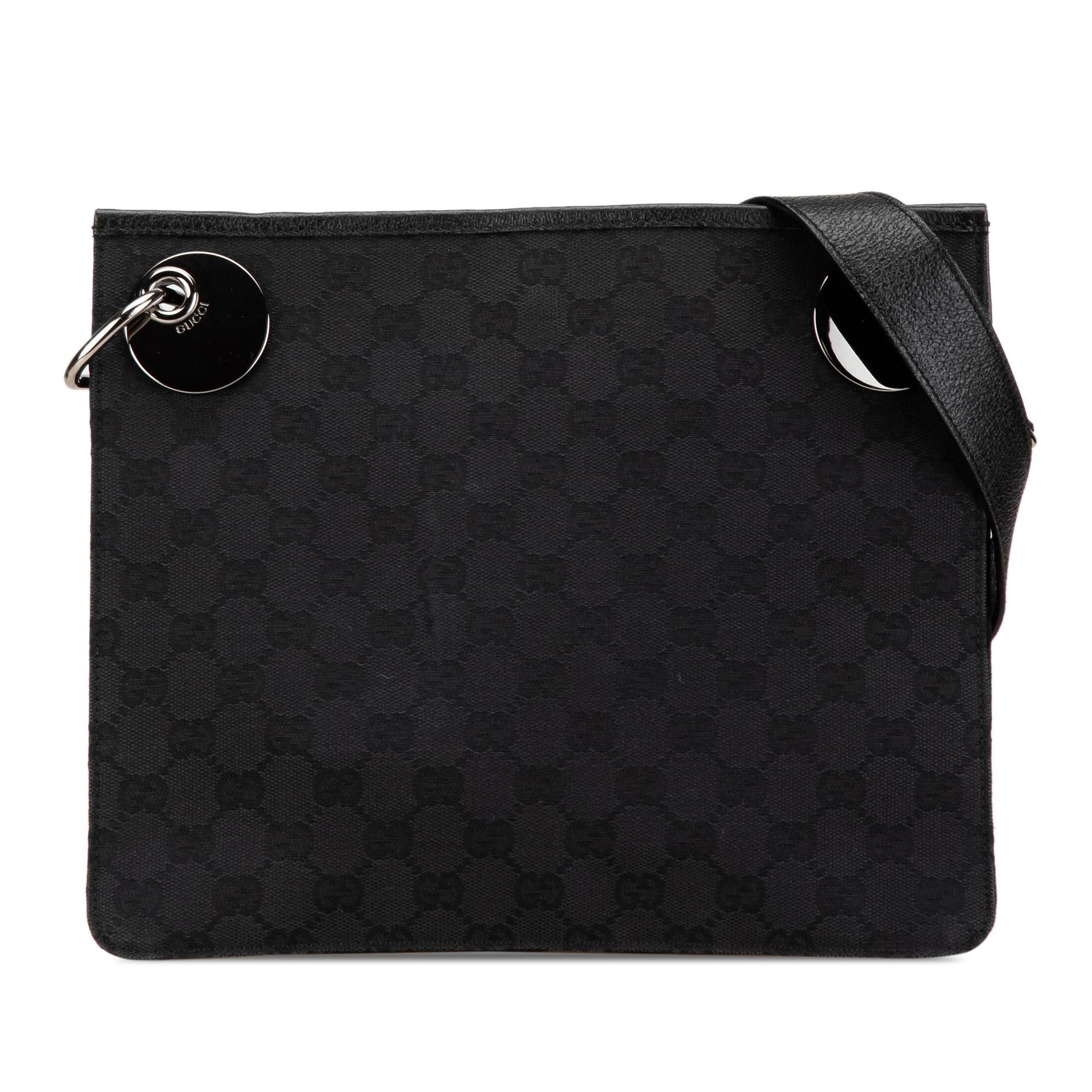 Gucci GG Eclipse Canvas Black Crossbody Bag