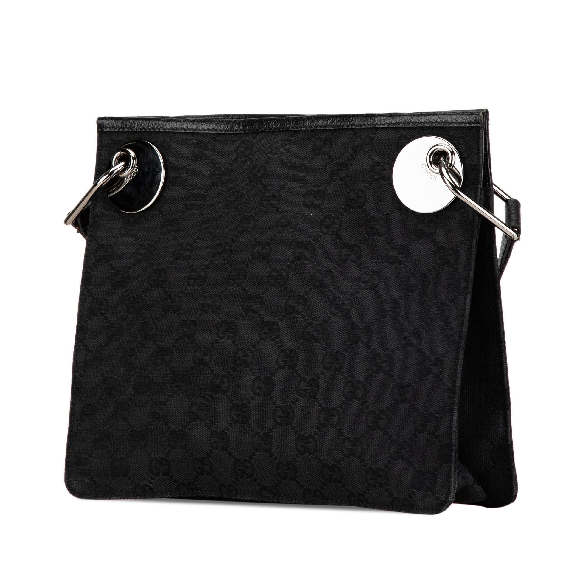 Gucci GG Eclipse Canvas Black Crossbody Bag