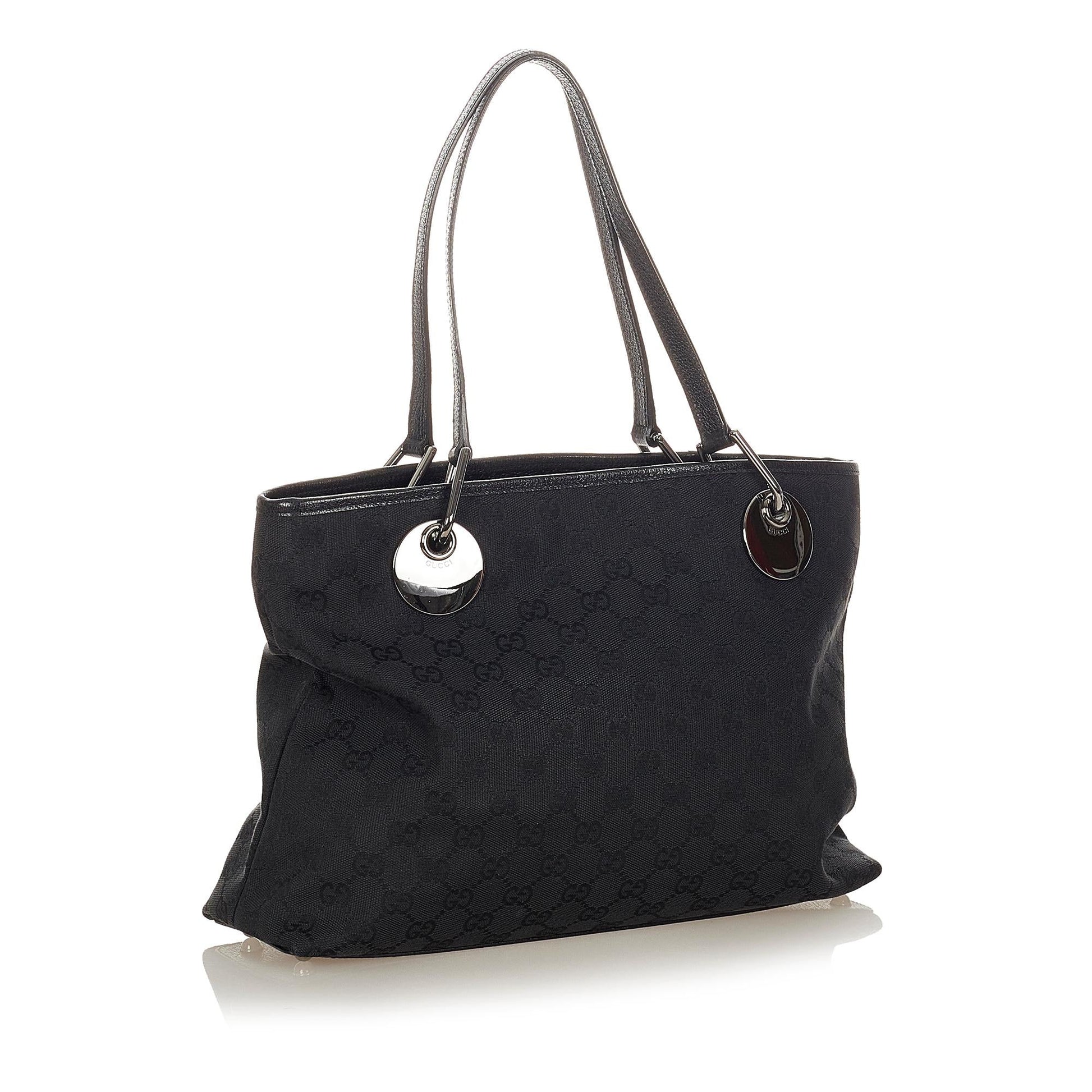 Gucci GG Eclipse SHG Canvas Black Shoulder Bag 4
