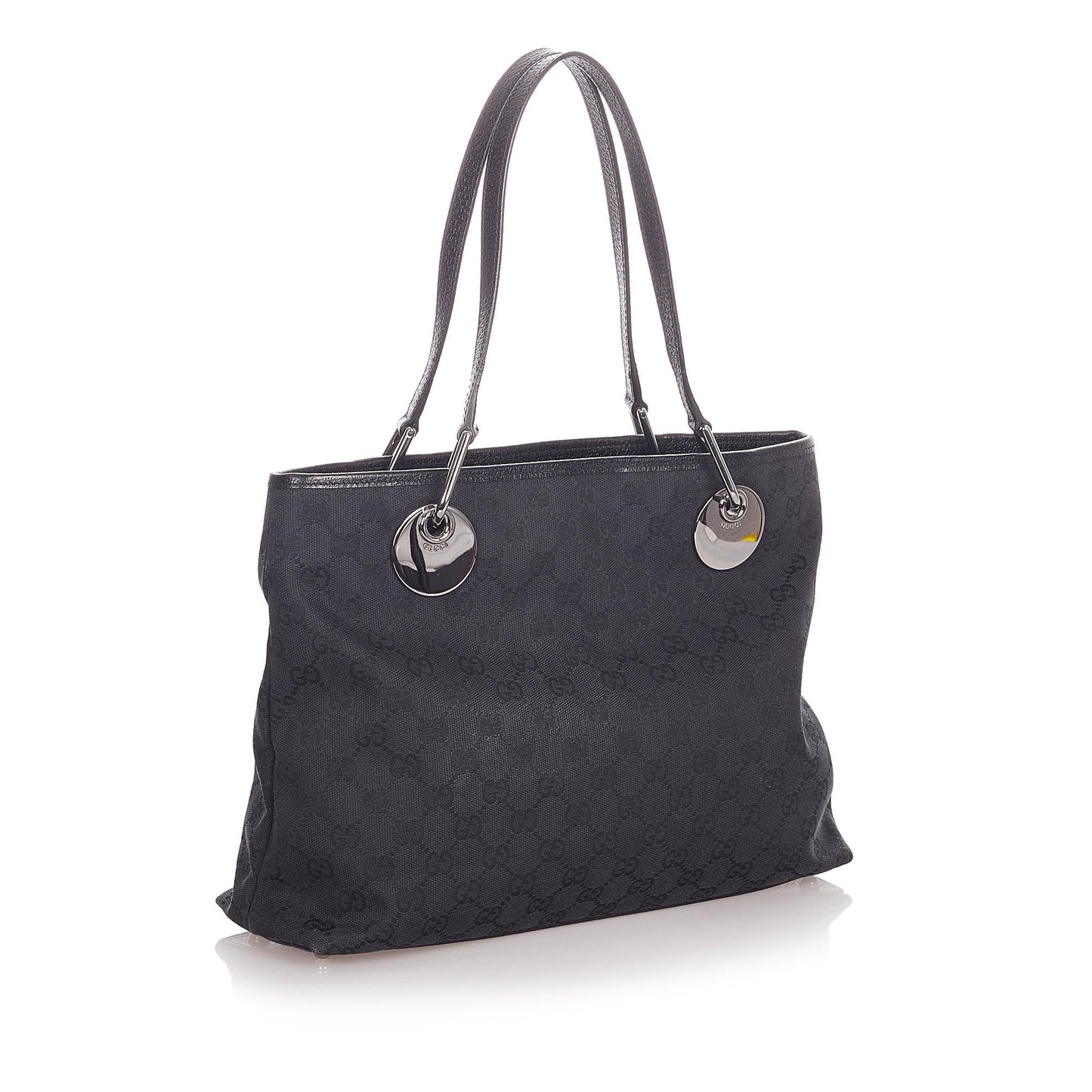 Gucci GG Eclipse SHG Canvas Black Shoulder Bag 7