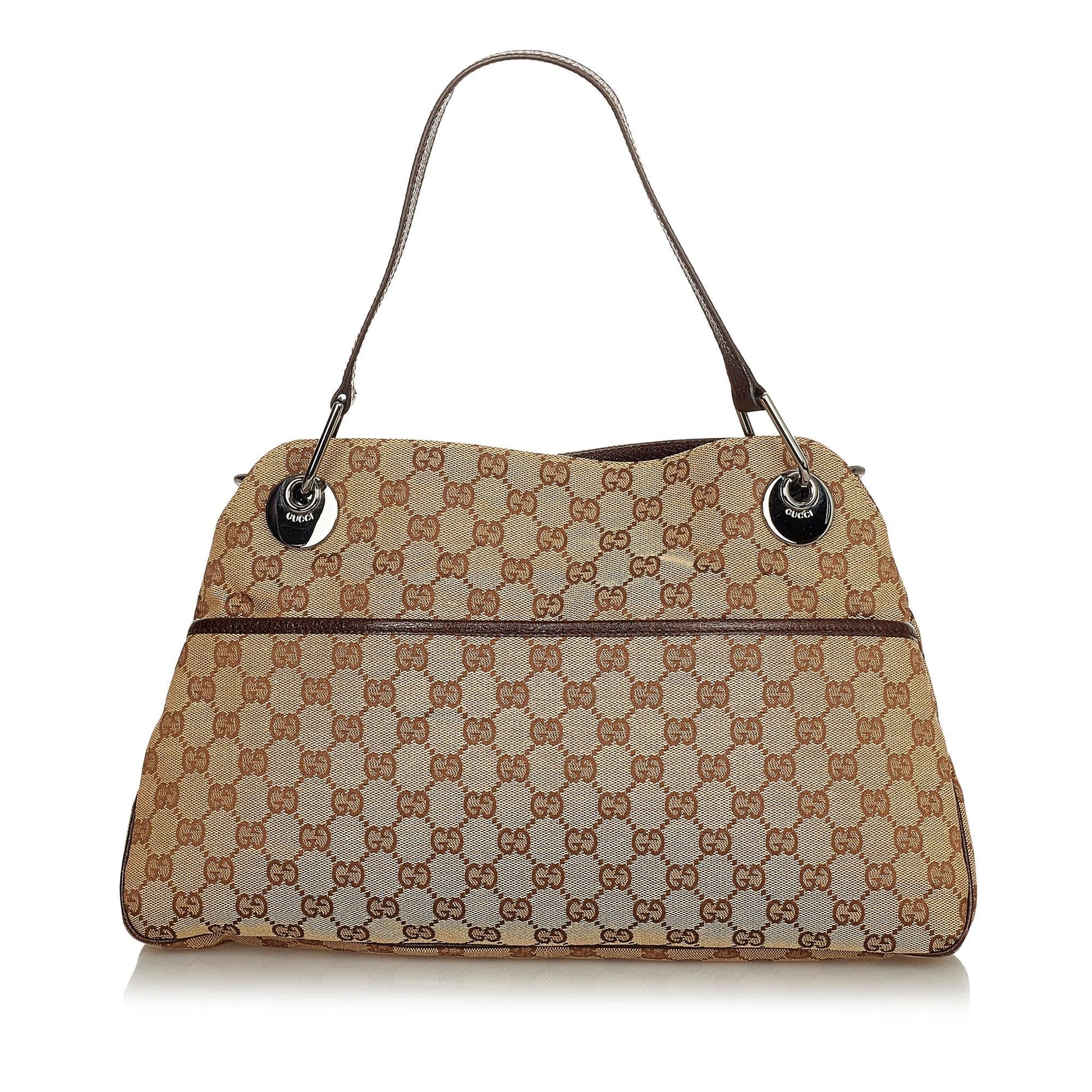 Gucci GG Eclipse SHG Canvas Brown Shoulder Bag 9