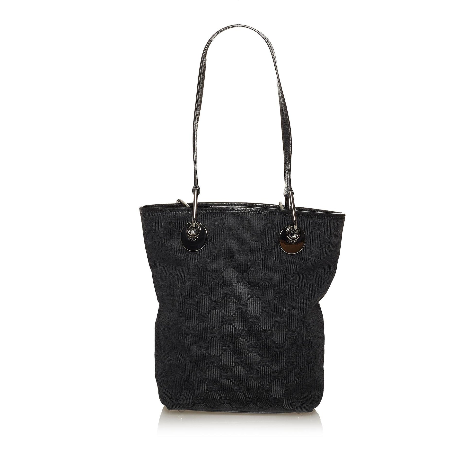 Gucci GG Eclipse SHG Canvas Black Shoulder Bag Bag Shg