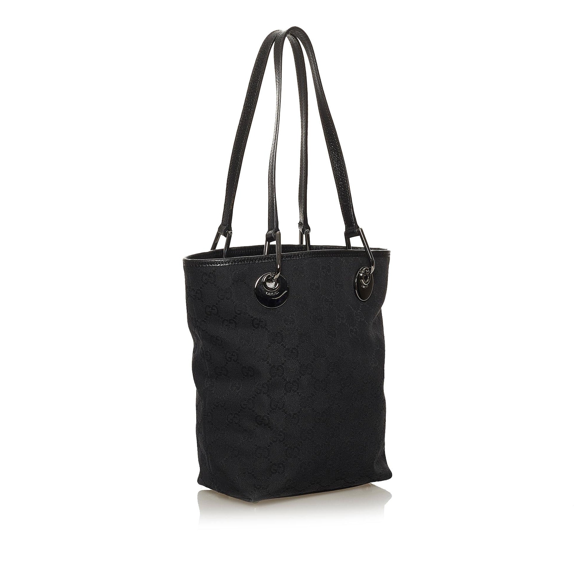 Gucci GG Eclipse SHG Canvas Black Shoulder Bag Bag Shg