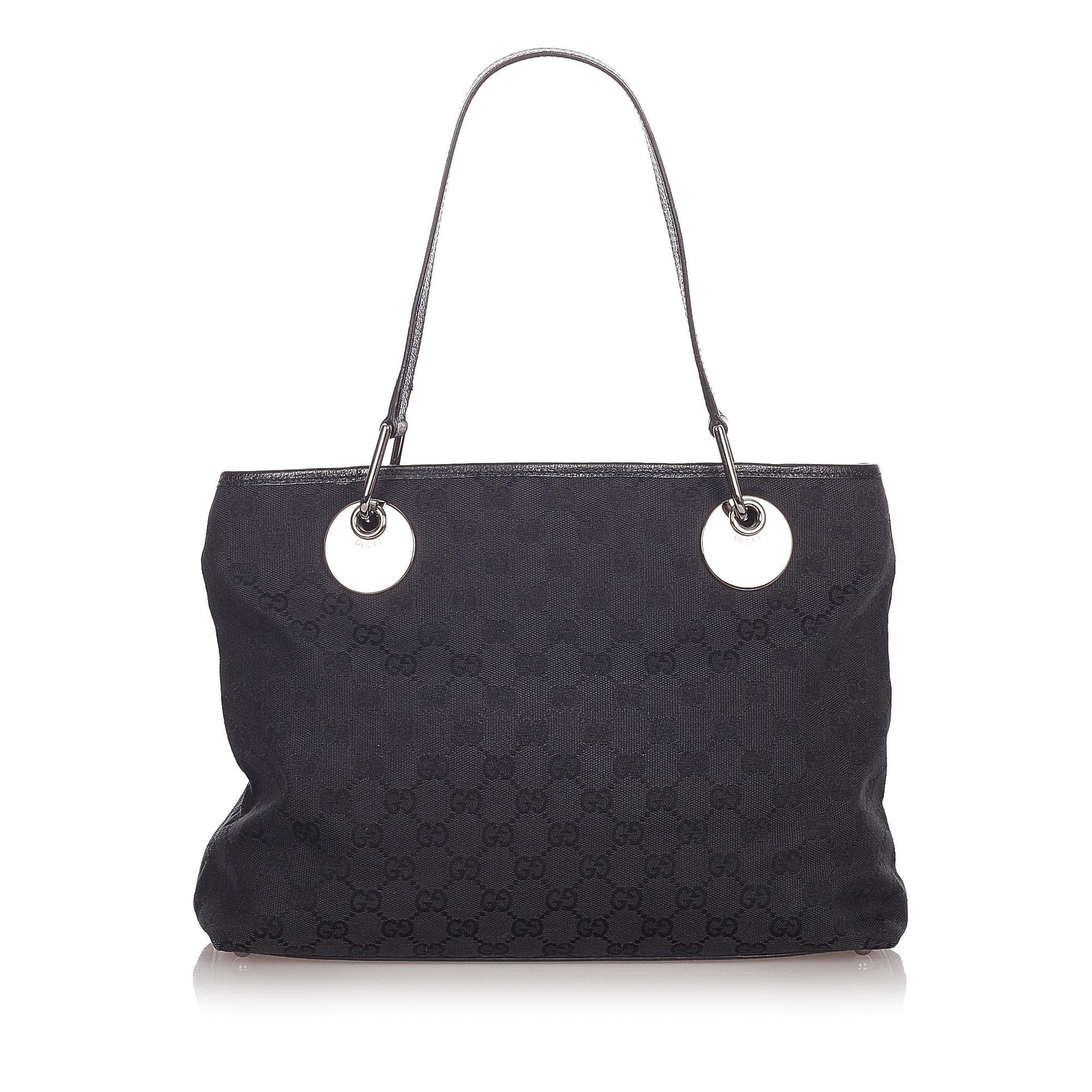 Gucci GG Eclipse SHG Canvas Black Shoulder Bag 9